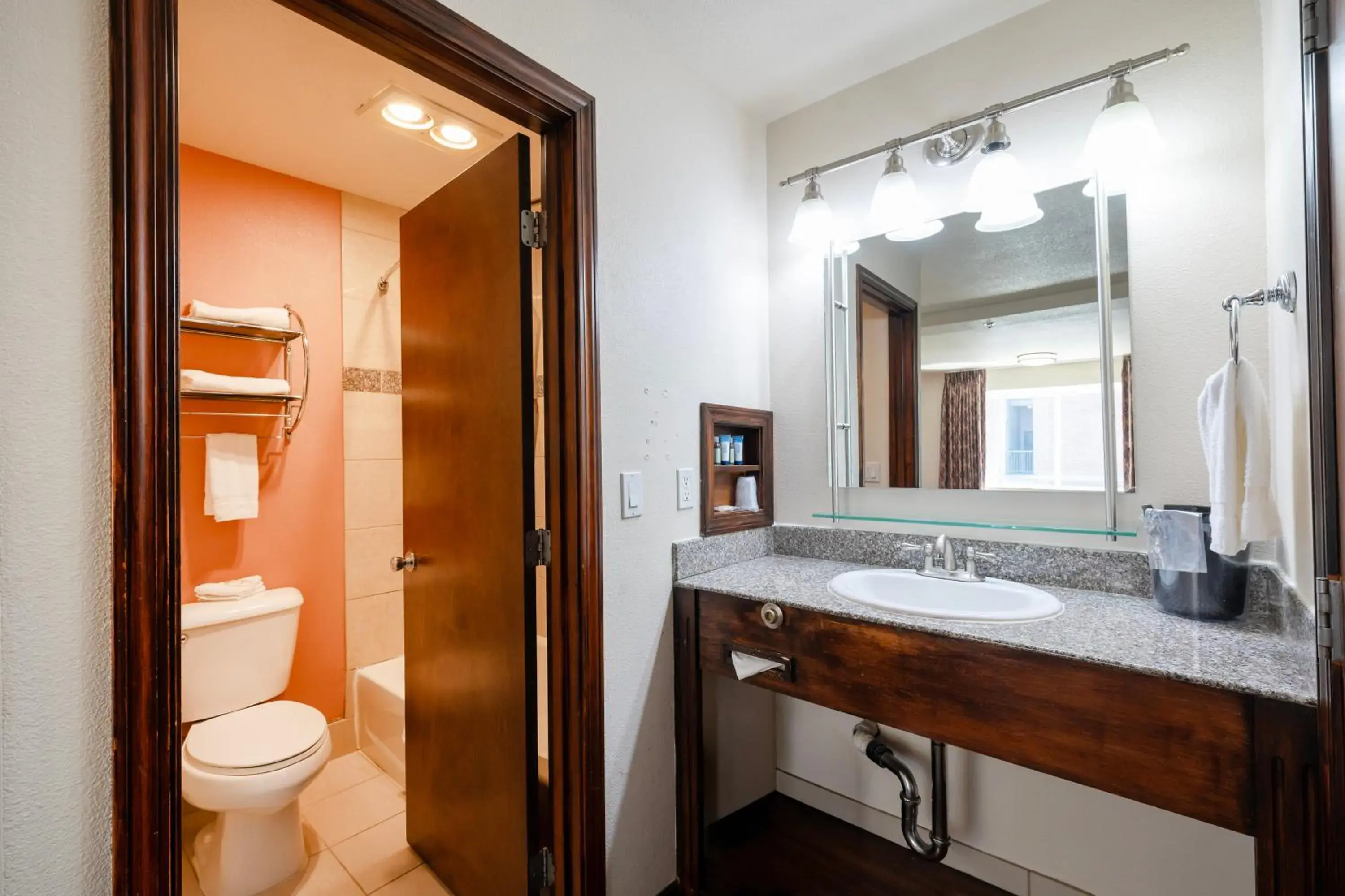 Bathroom in District Hotel by OYO Portland Convention Center Bathroom in District Hotel by OYO Portland Convention Center