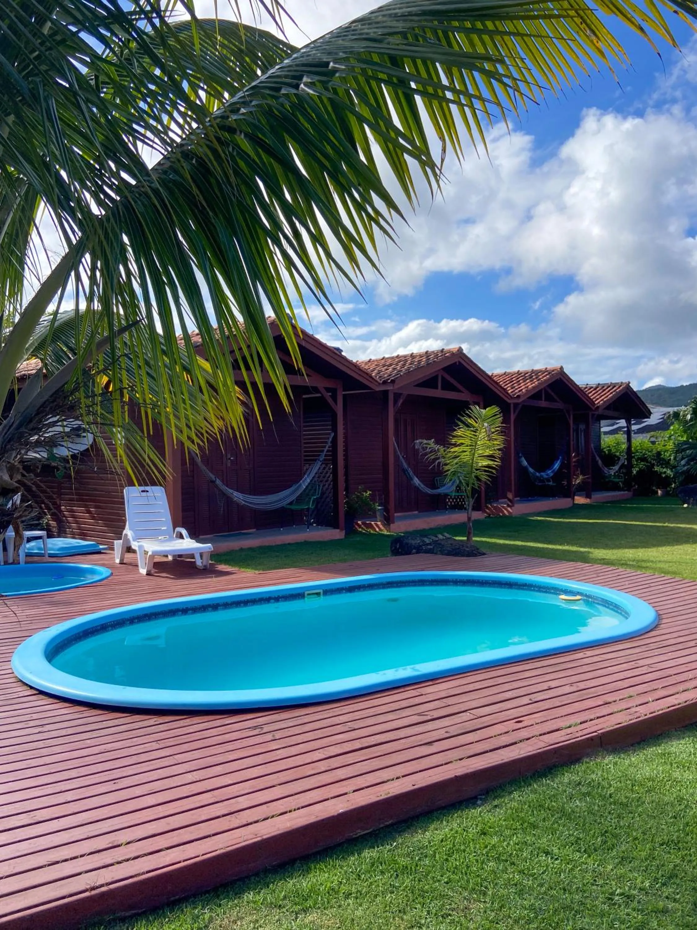 Garden view in Green Mountain Pousada