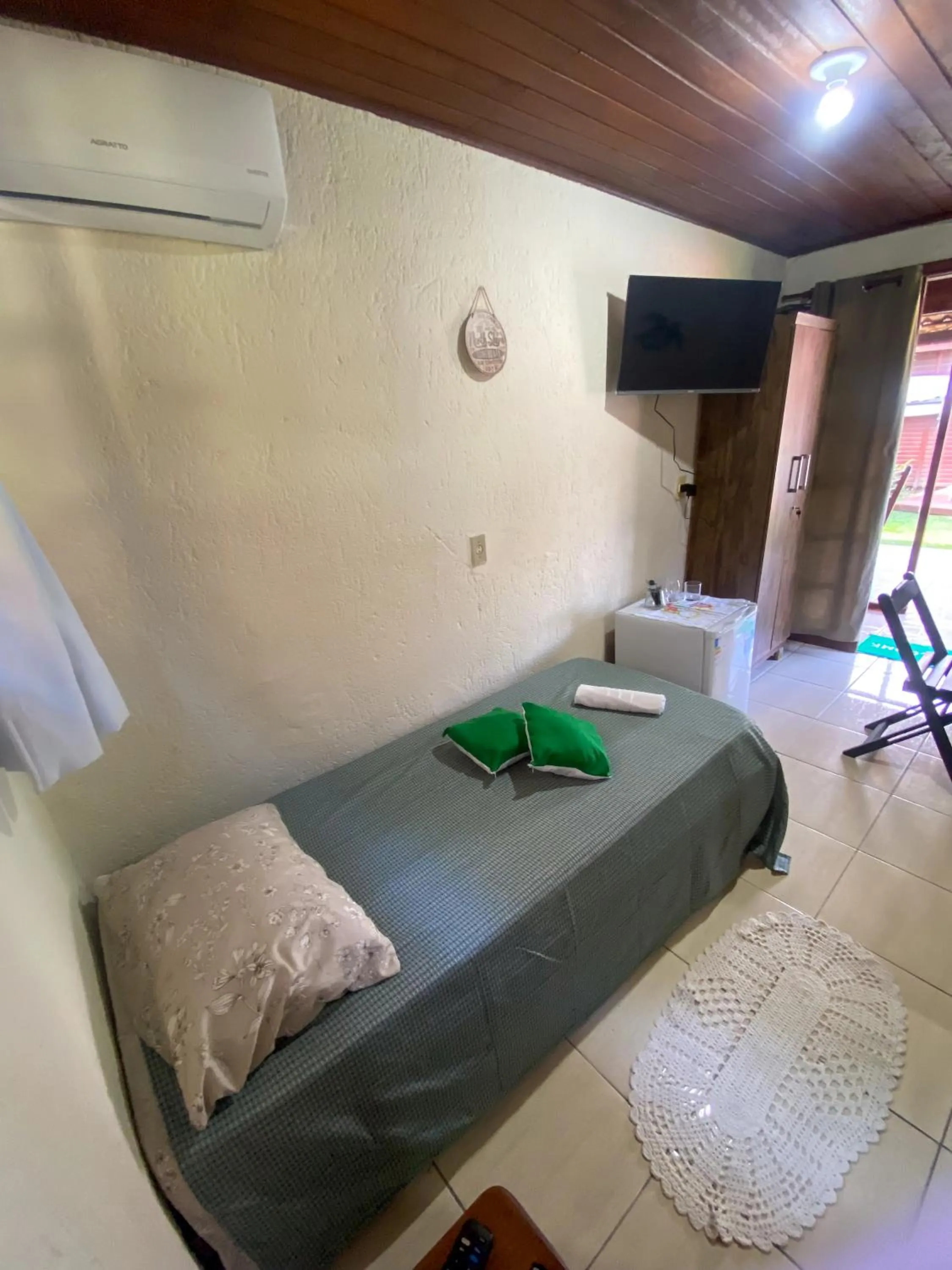 Bed in Green Mountain Pousada