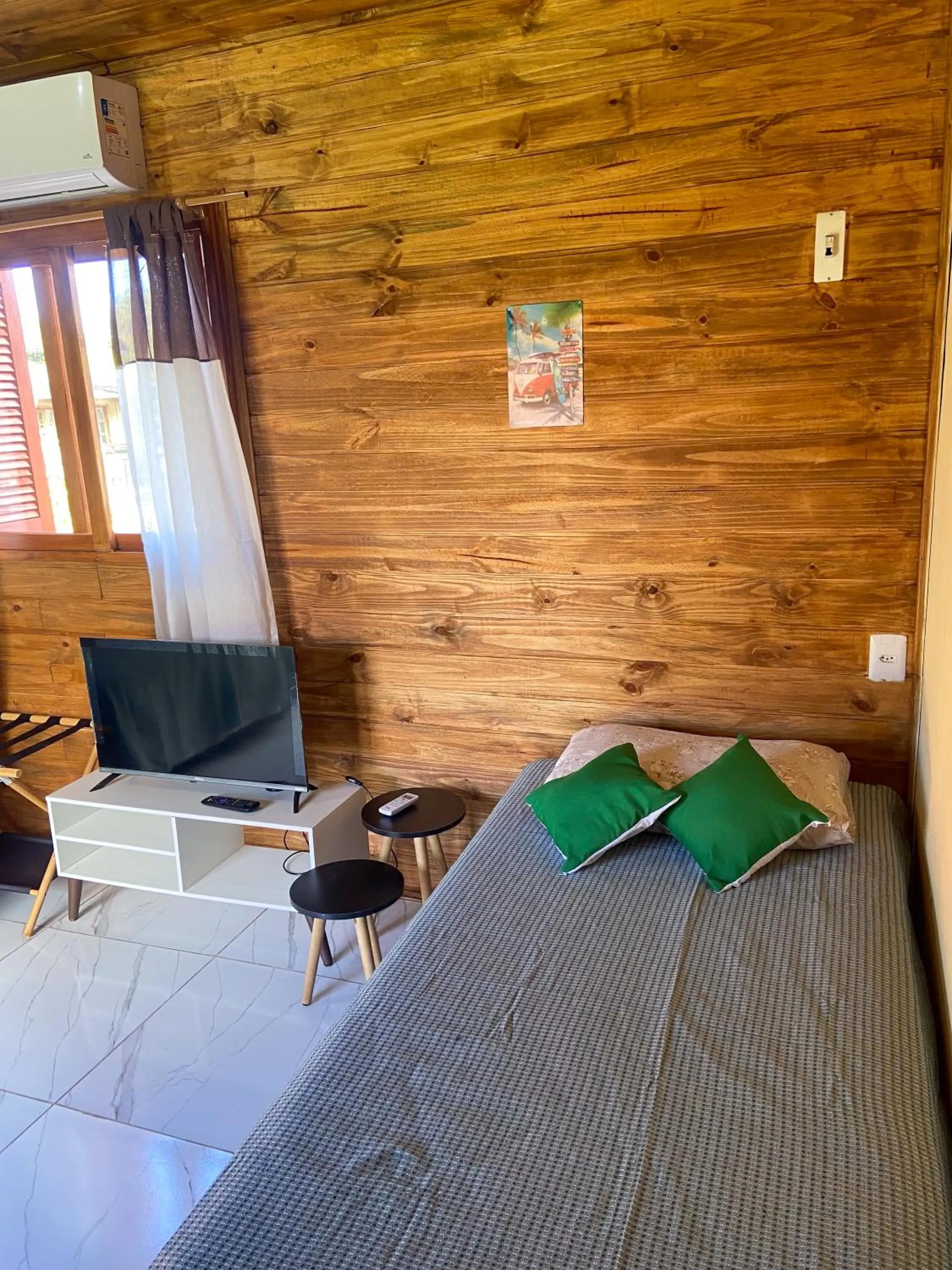 TV and multimedia, Bed in Green Mountain Pousada