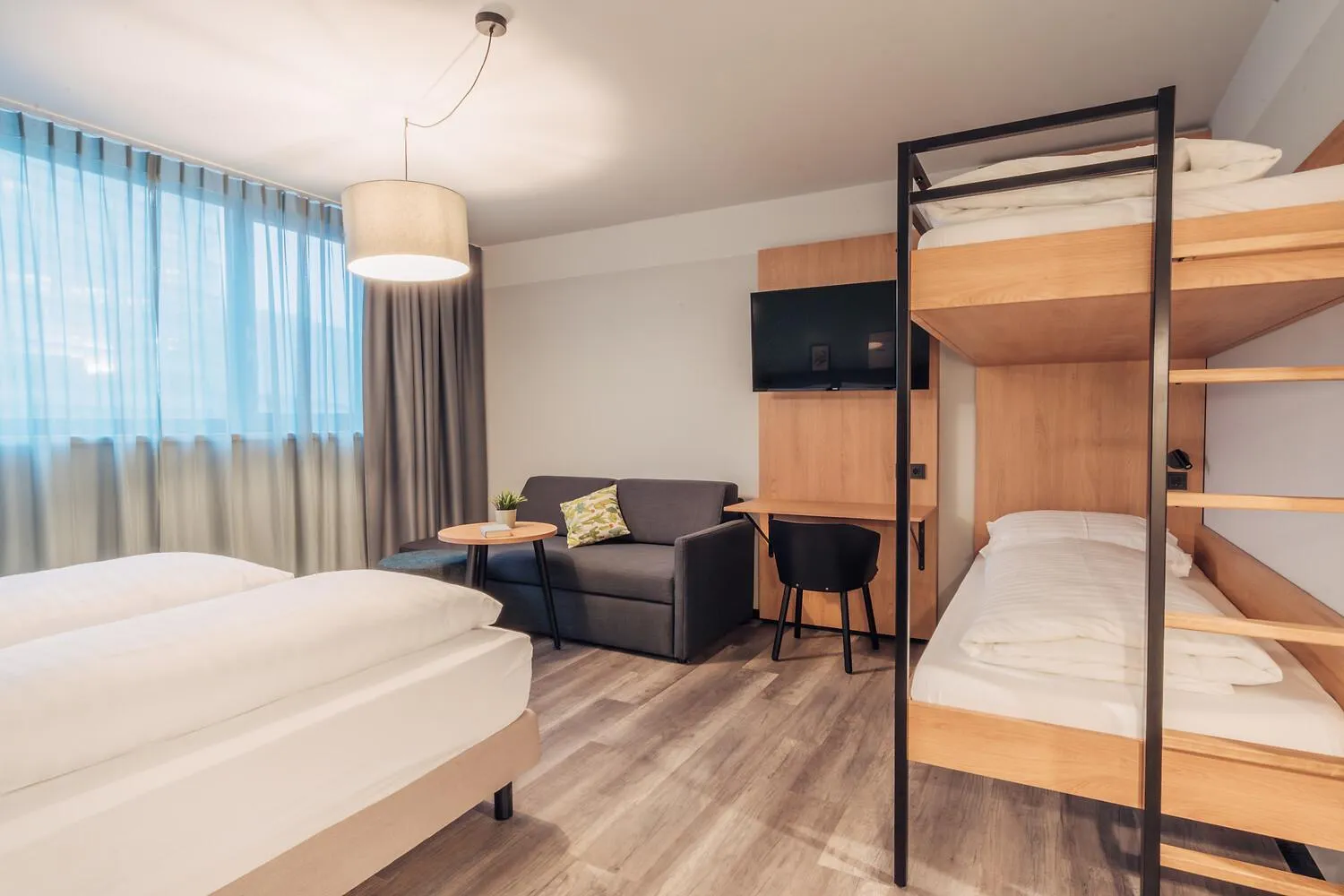 Bed in harry's XL Hotel Salzburg