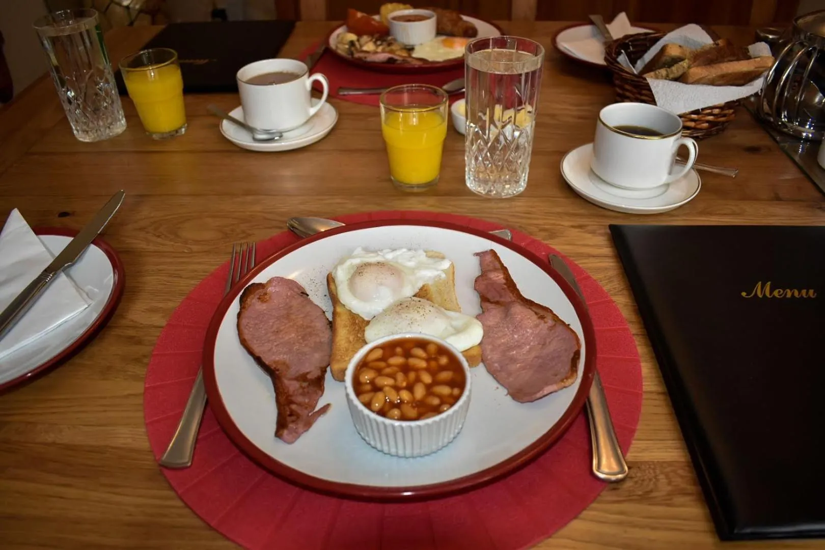 Breakfast in TLC Exmouth Bed and Breakfast