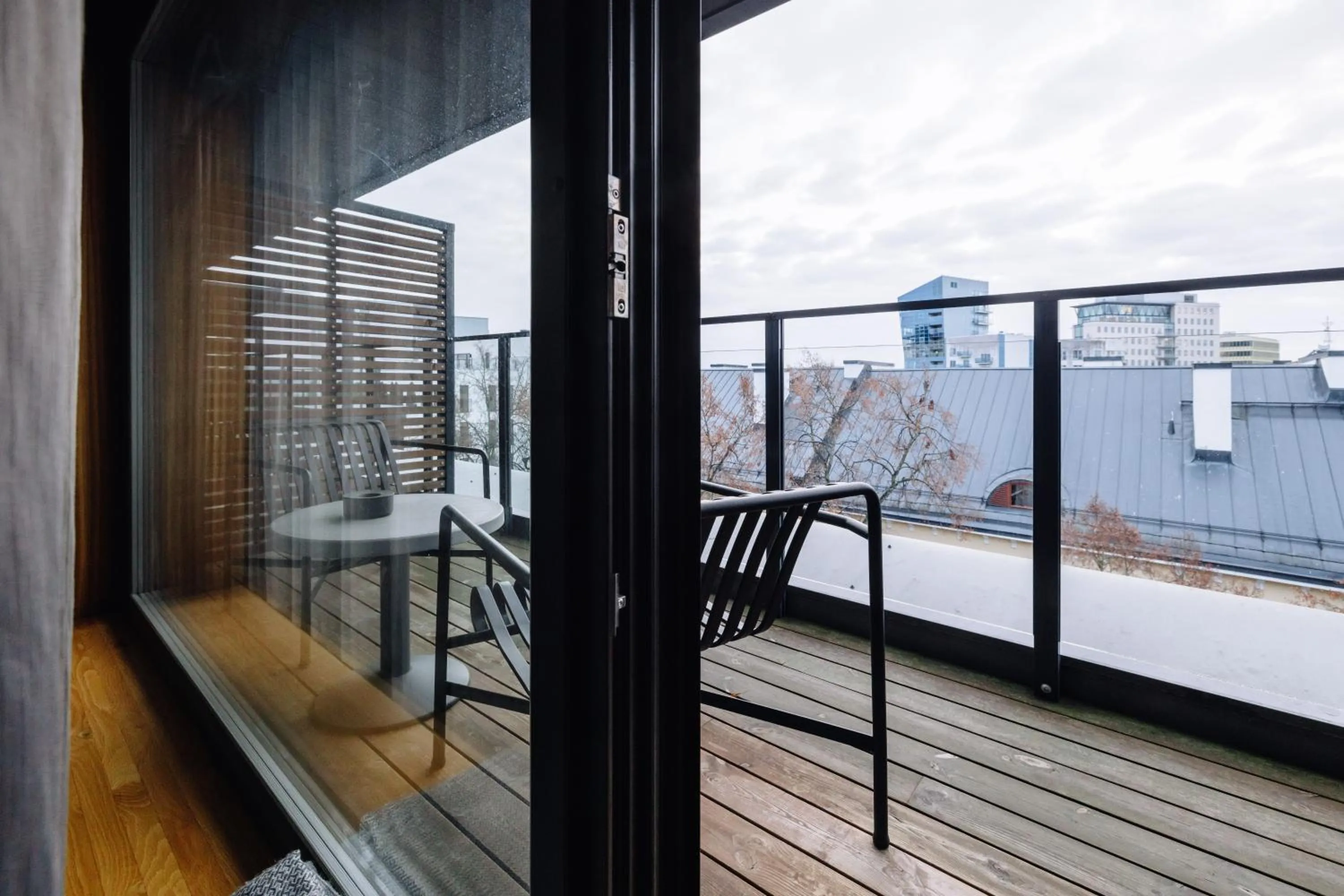 Balcony/Terrace in Hestia Hotel Kentmanni