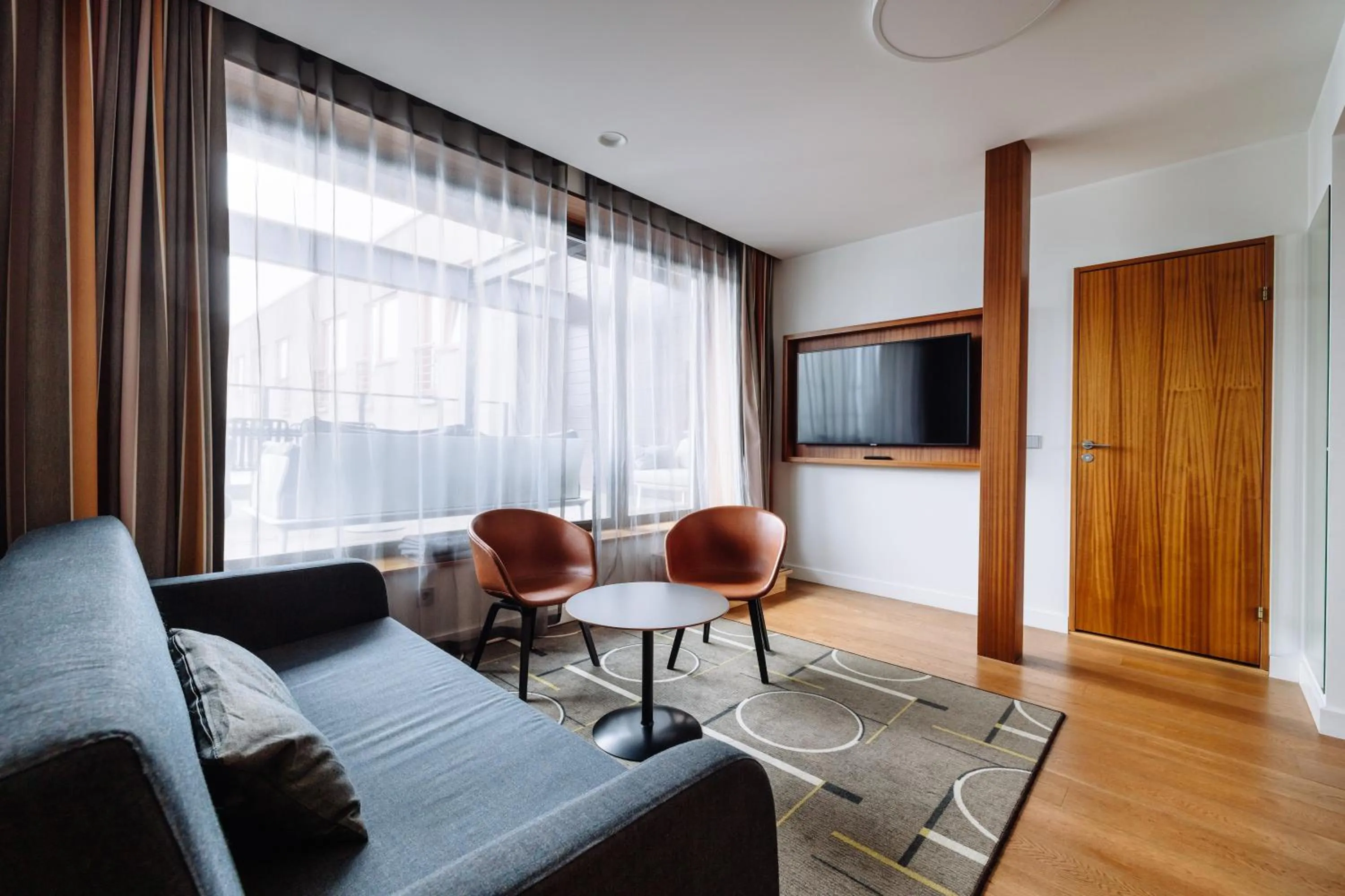 Seating area in Hestia Hotel Kentmanni