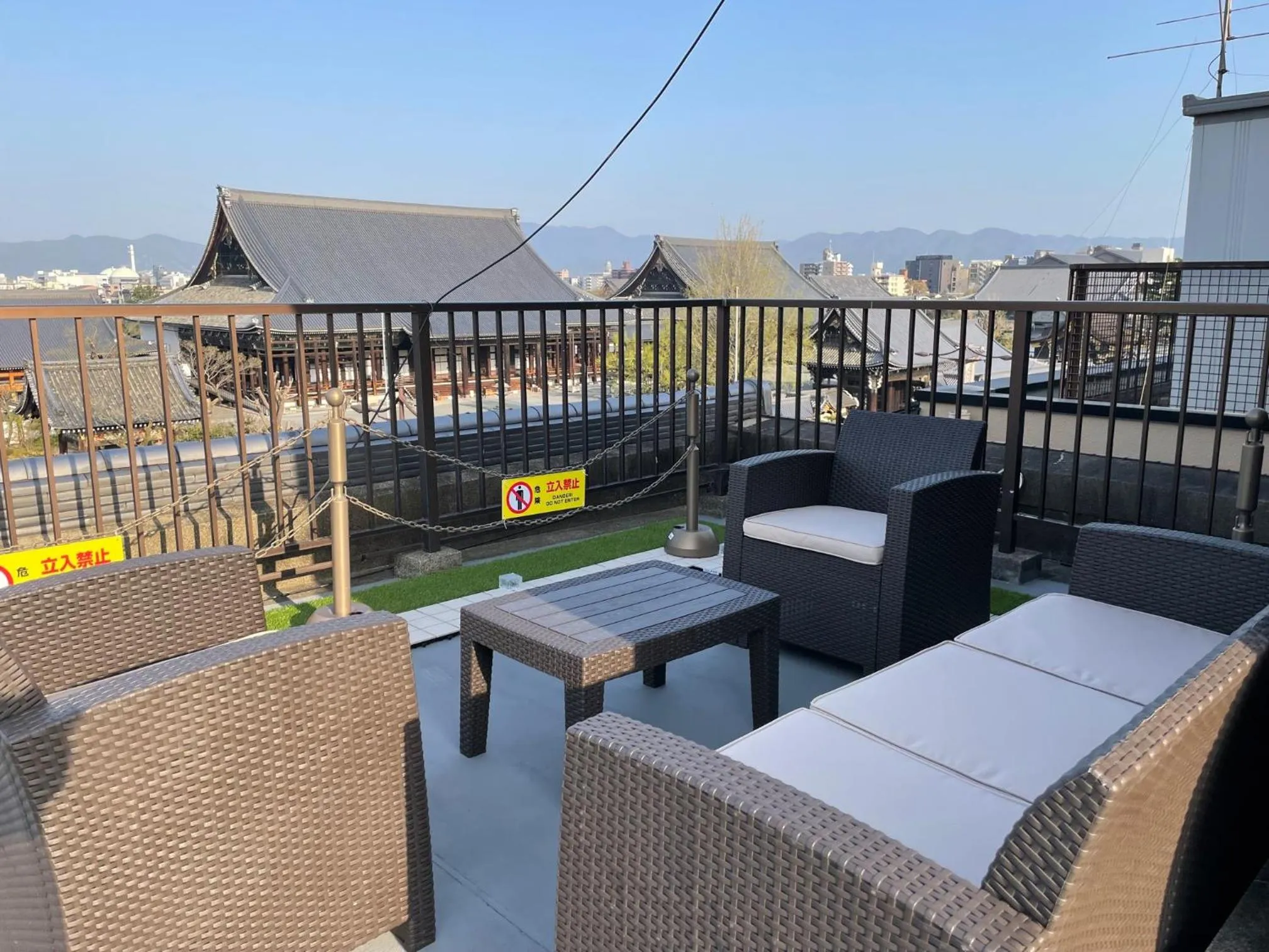 Balcony/Terrace in Azumaya Ryokan