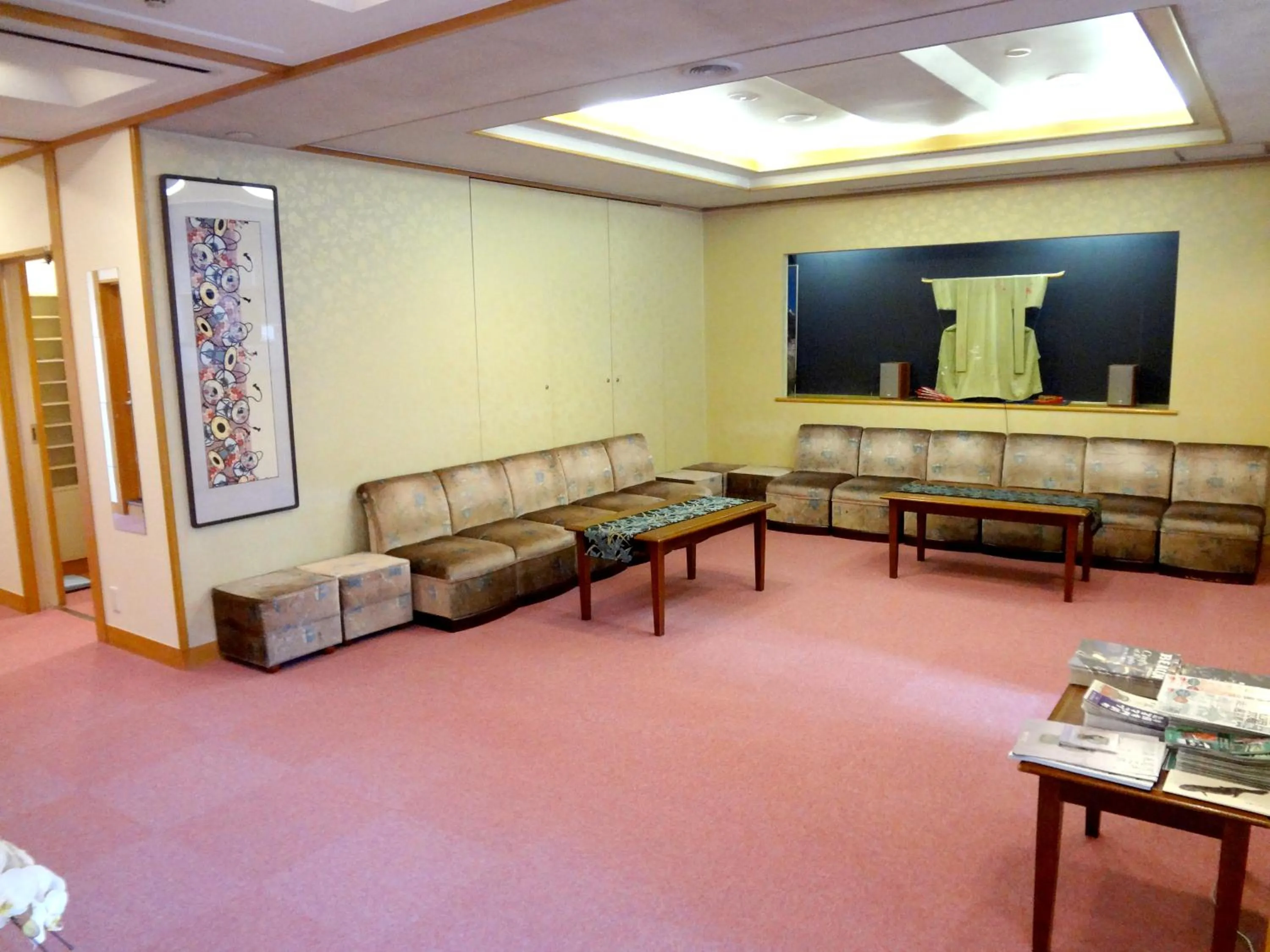 Seating area in Azumaya Ryokan