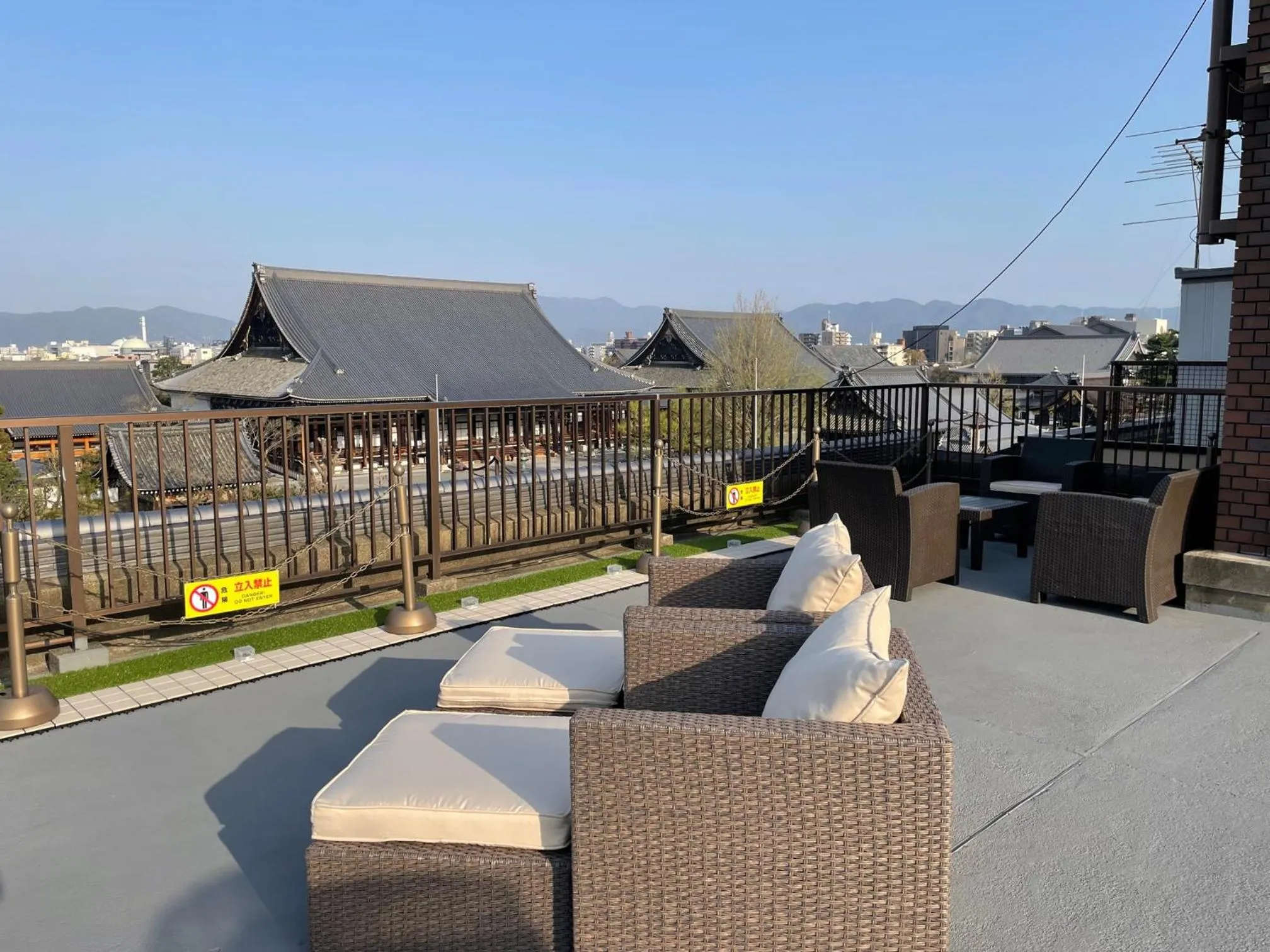 Balcony/Terrace in Azumaya Ryokan