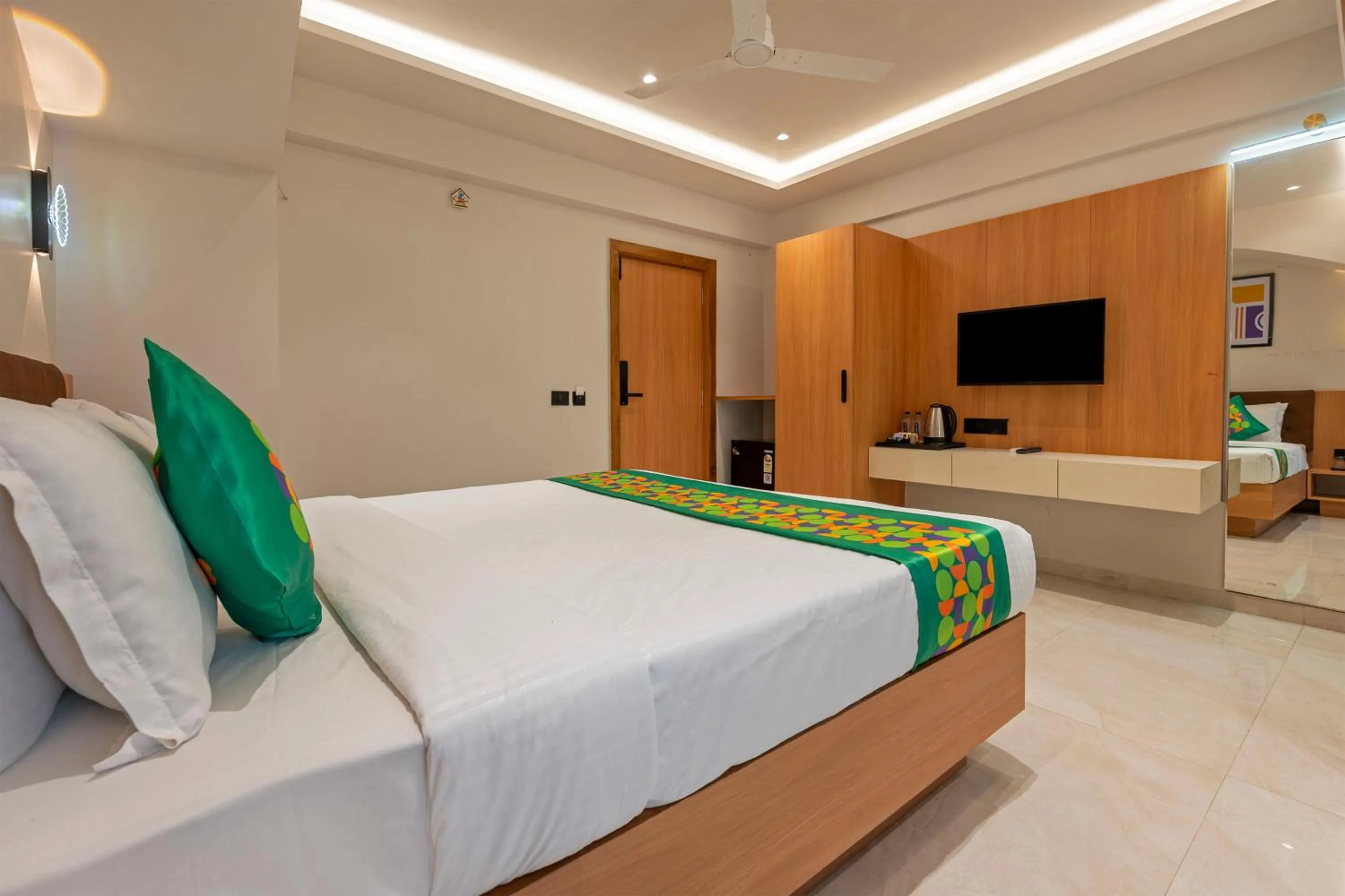 Bedroom, Bed in Treebo Shree Krishna Palace