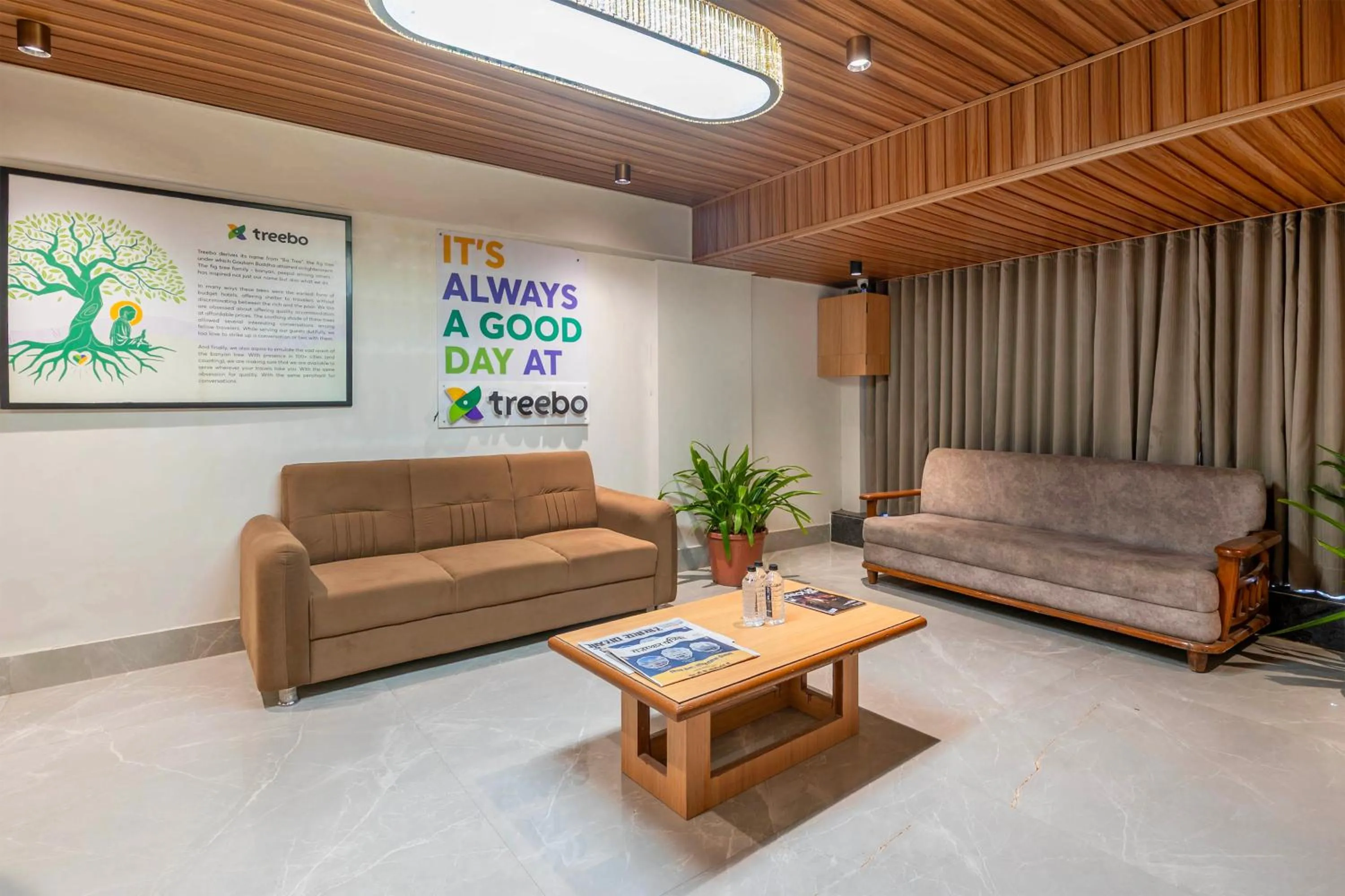 Seating area in Treebo Shree Krishna Palace