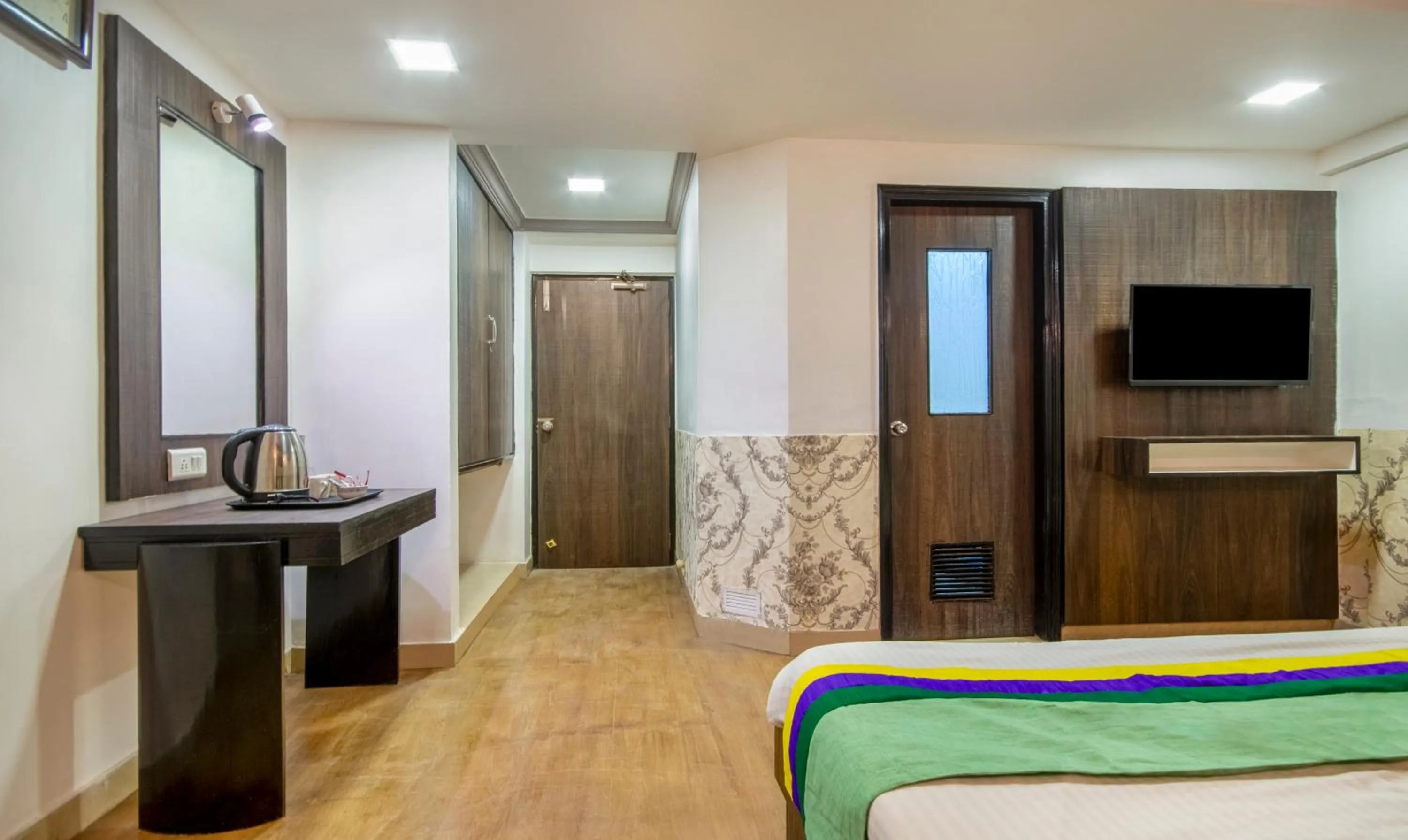 Bed in Itsy Hotels Shree Krishna Palace