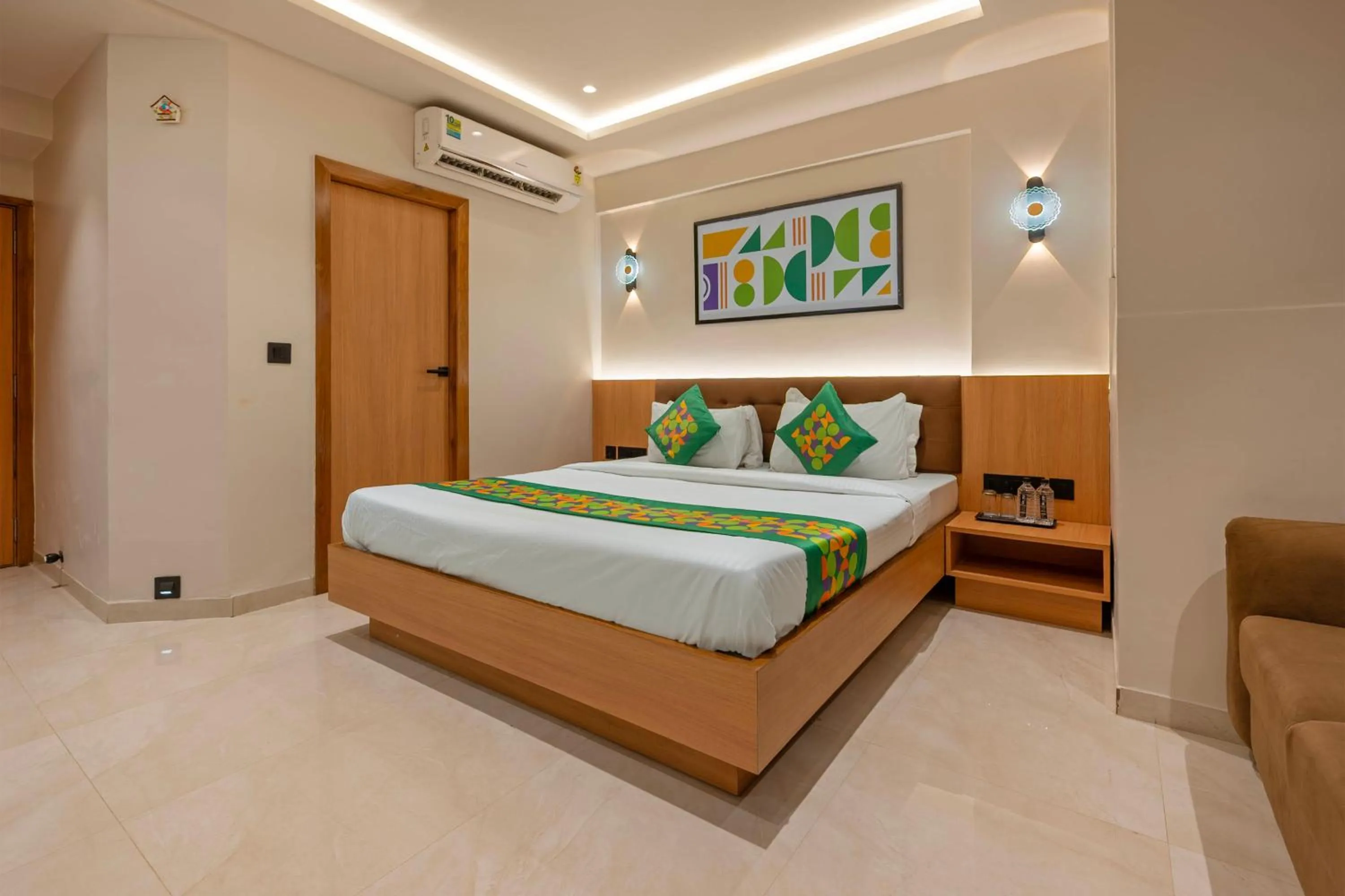 Bedroom, Bed in Treebo Shree Krishna Palace