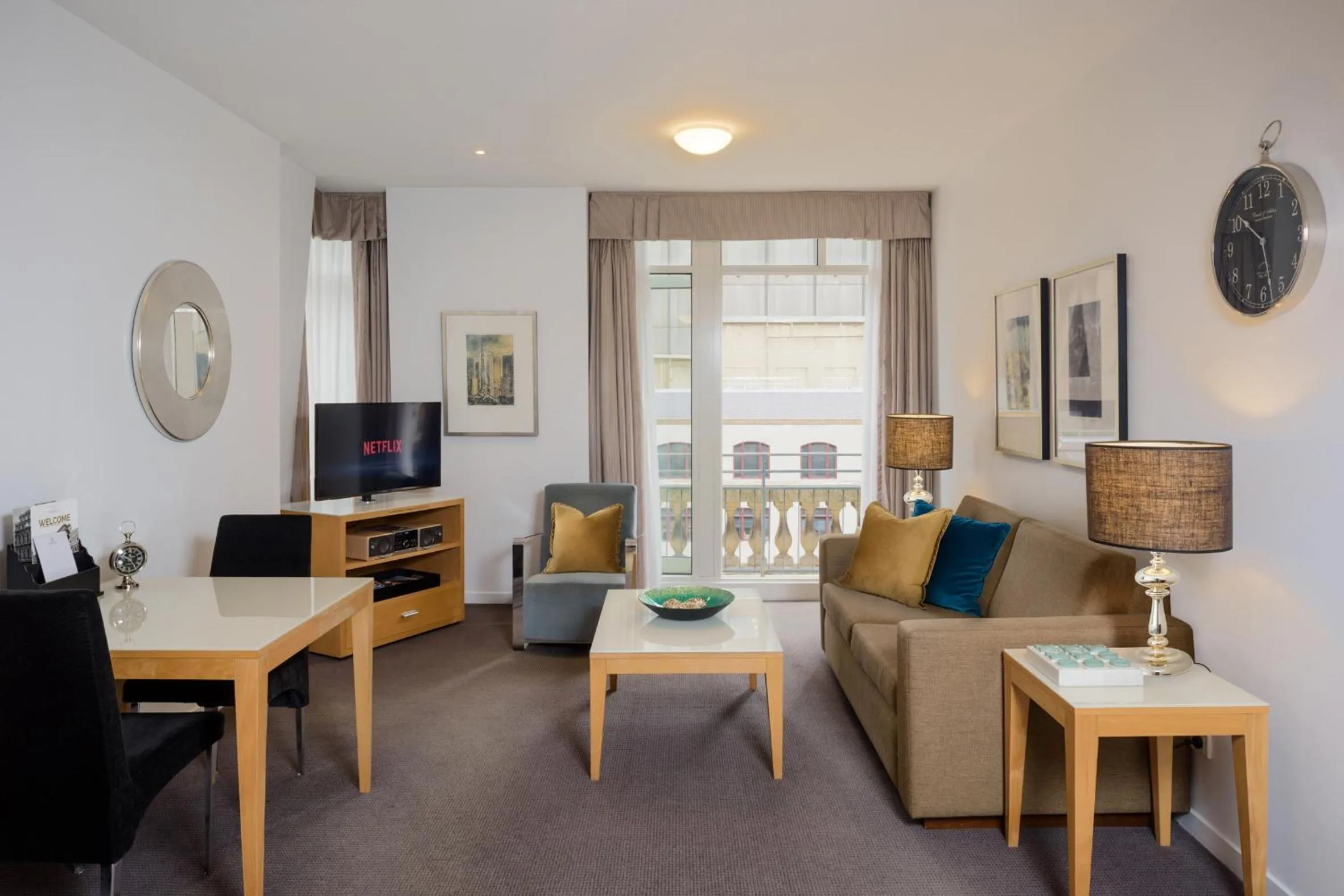 Living room in Treasury on Collins Melbourne