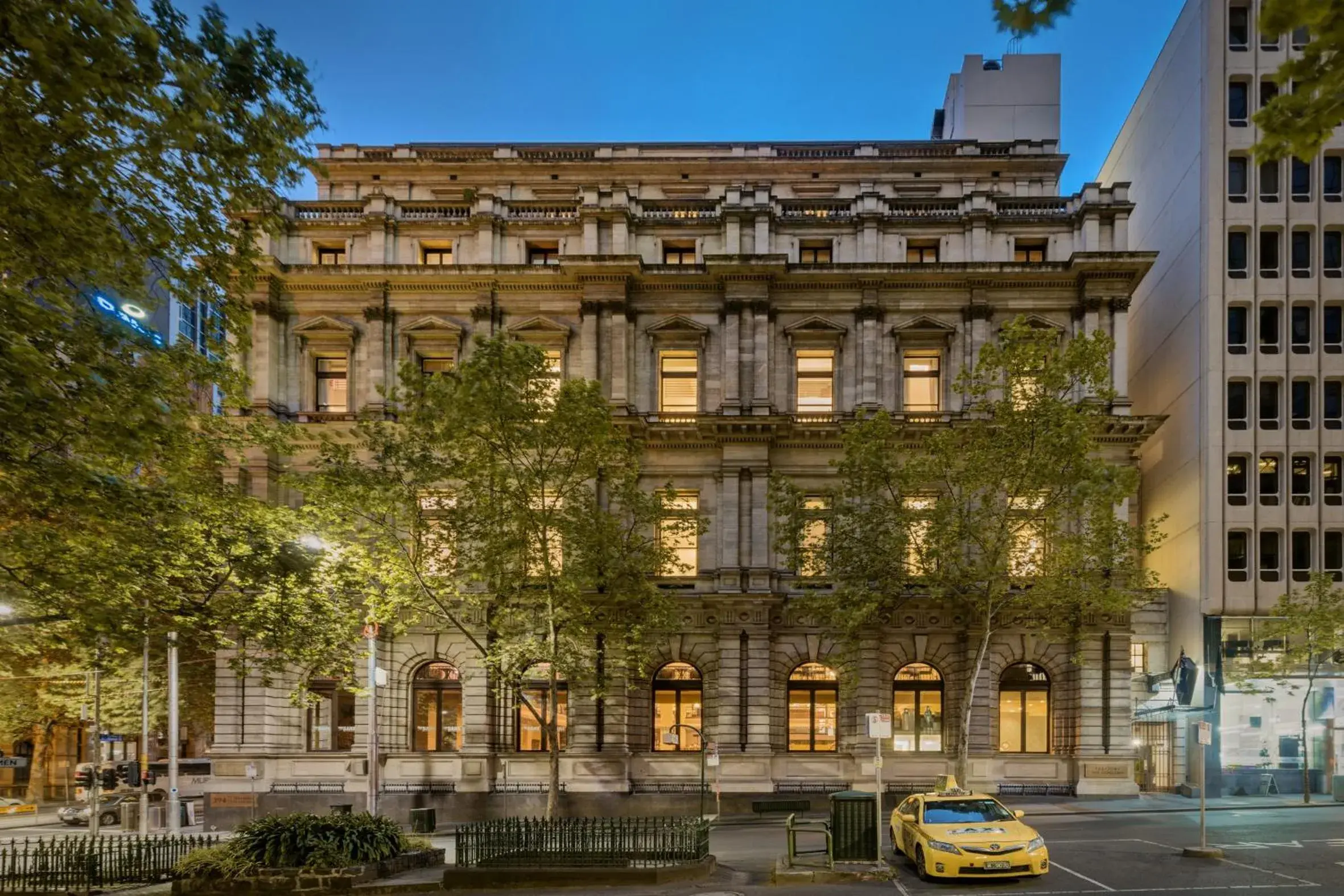 Facade/entrance in Treasury on Collins Melbourne Facade/entrance in Treasury on Collins Melbourne
