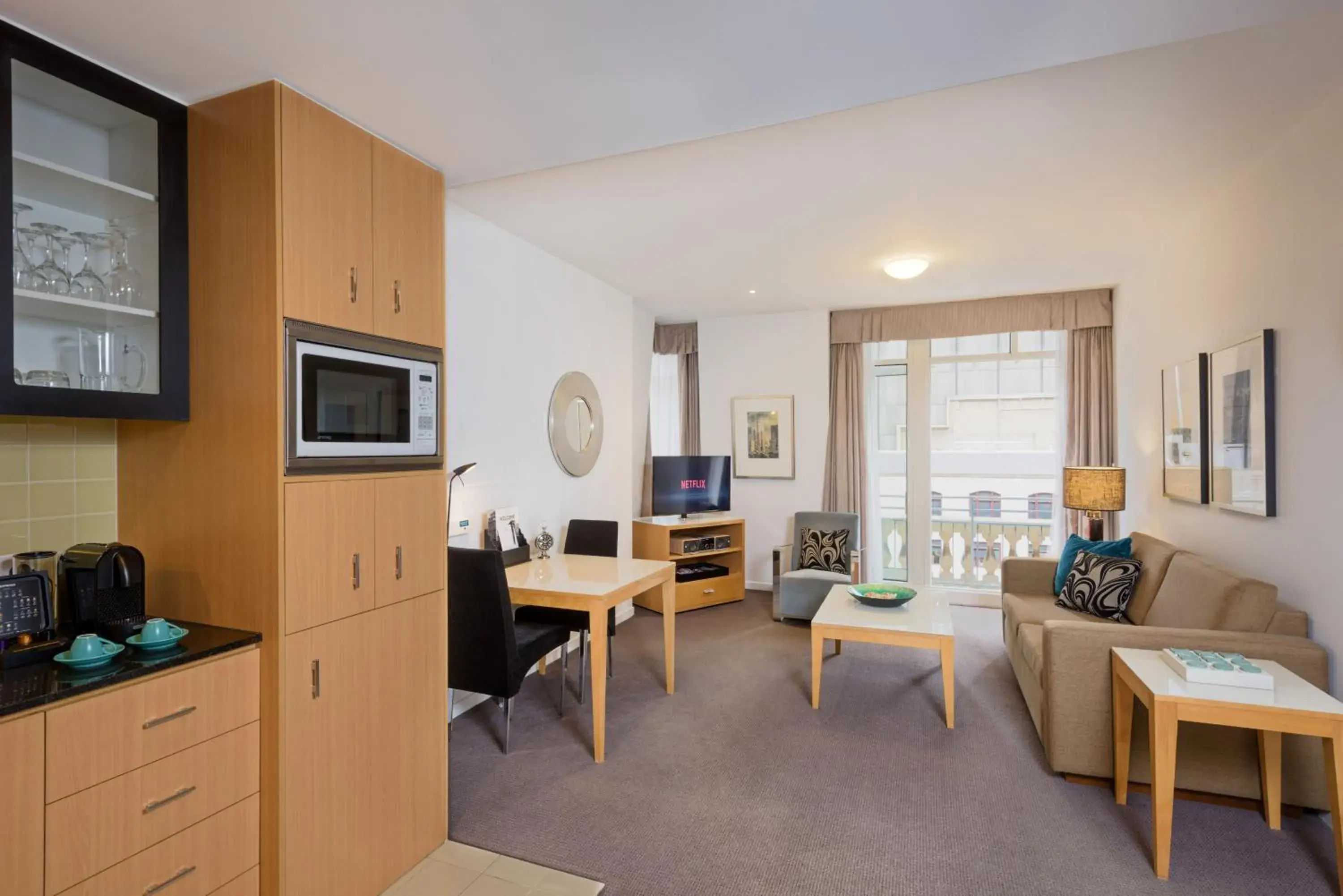 Living room in Treasury on Collins Melbourne Living room in Treasury on Collins Melbourne