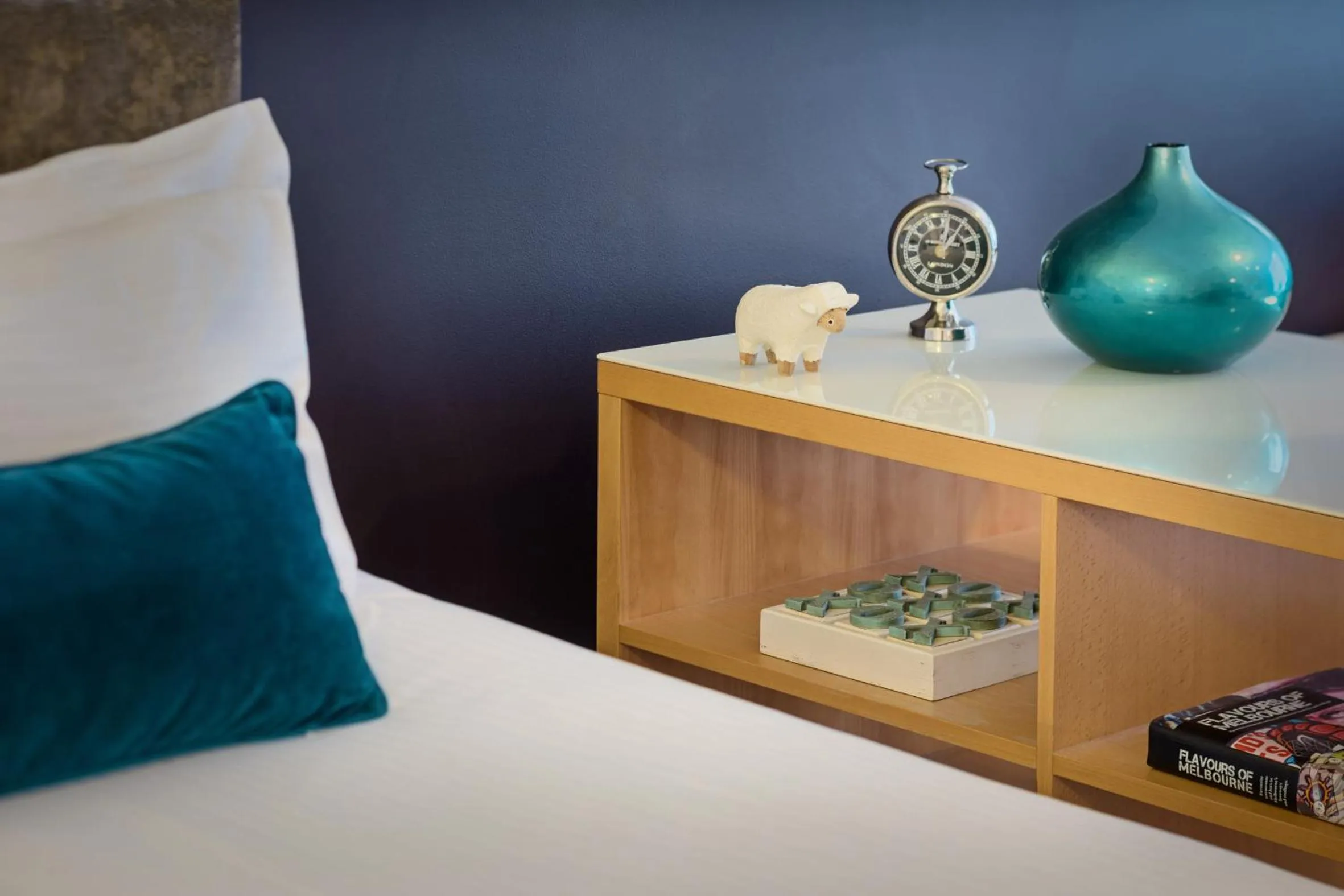 Decorative detail, Bed in Treasury on Collins Melbourne