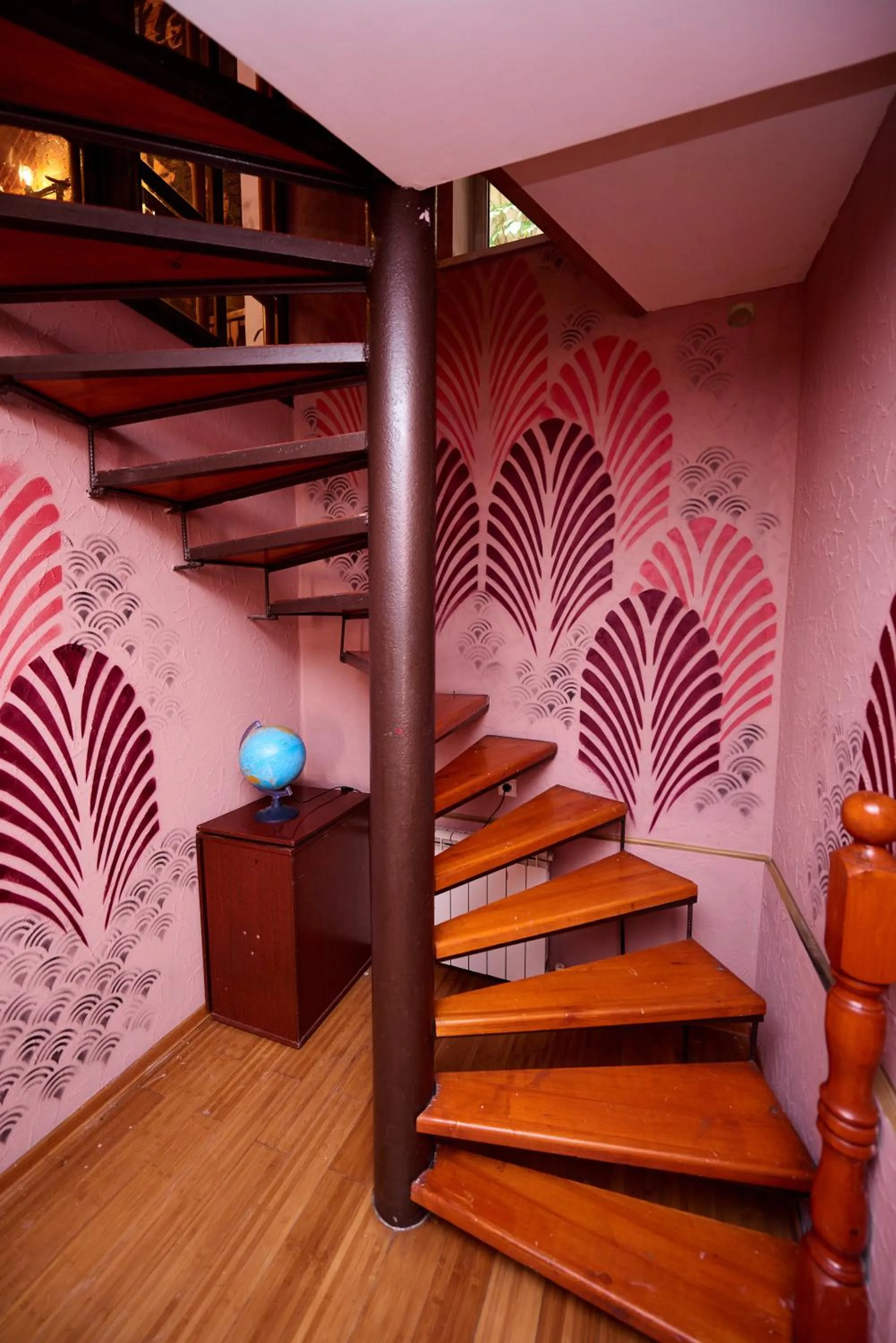 Seating area in Wanderlust Hostel