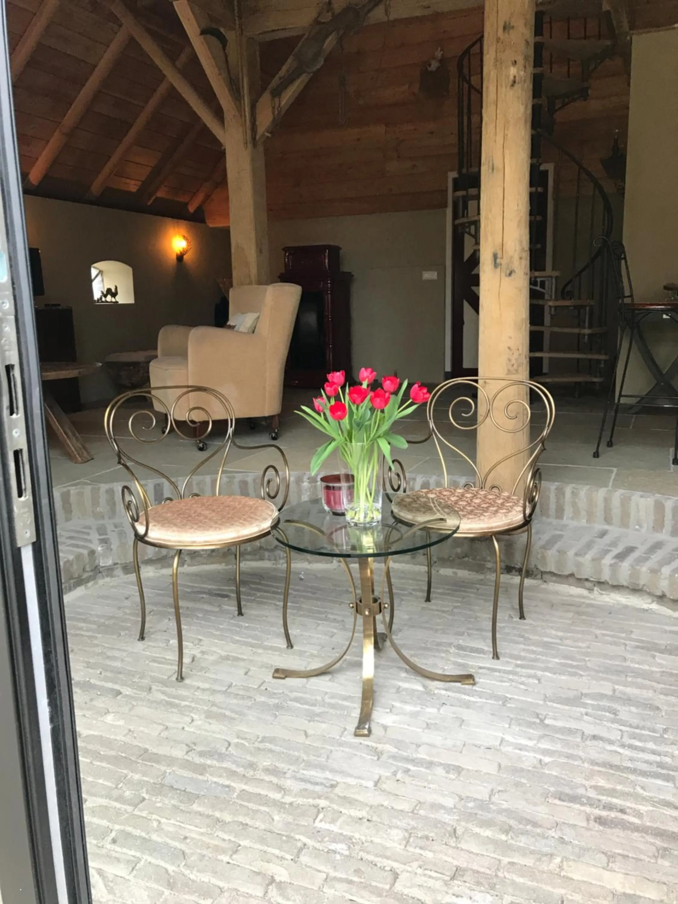 Seating area in De Grote Belt