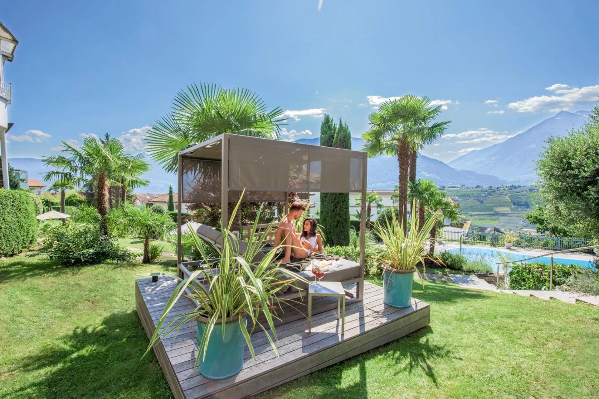 Garden in Hotel Walter