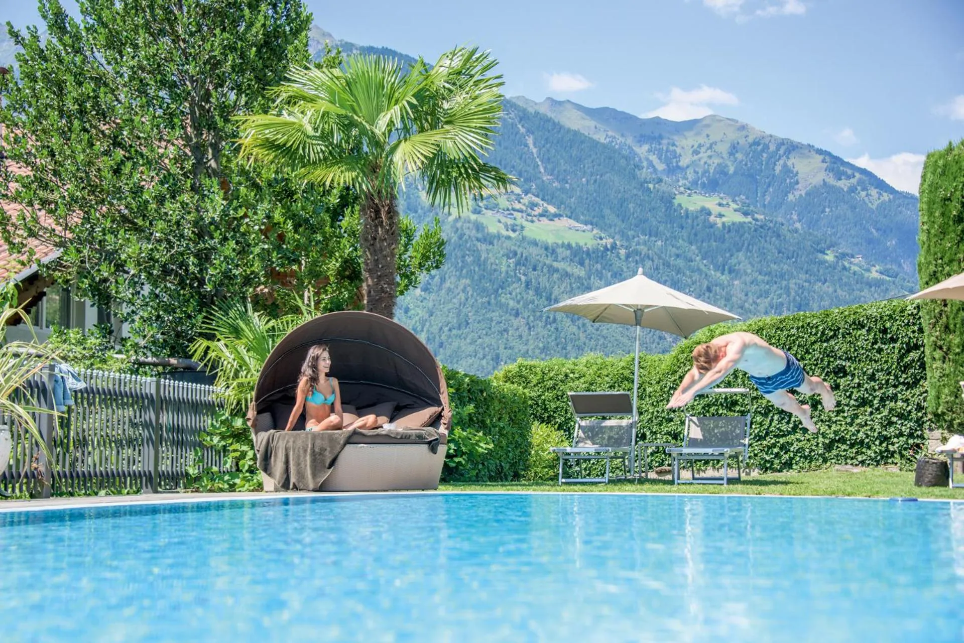 Garden in Hotel Walter