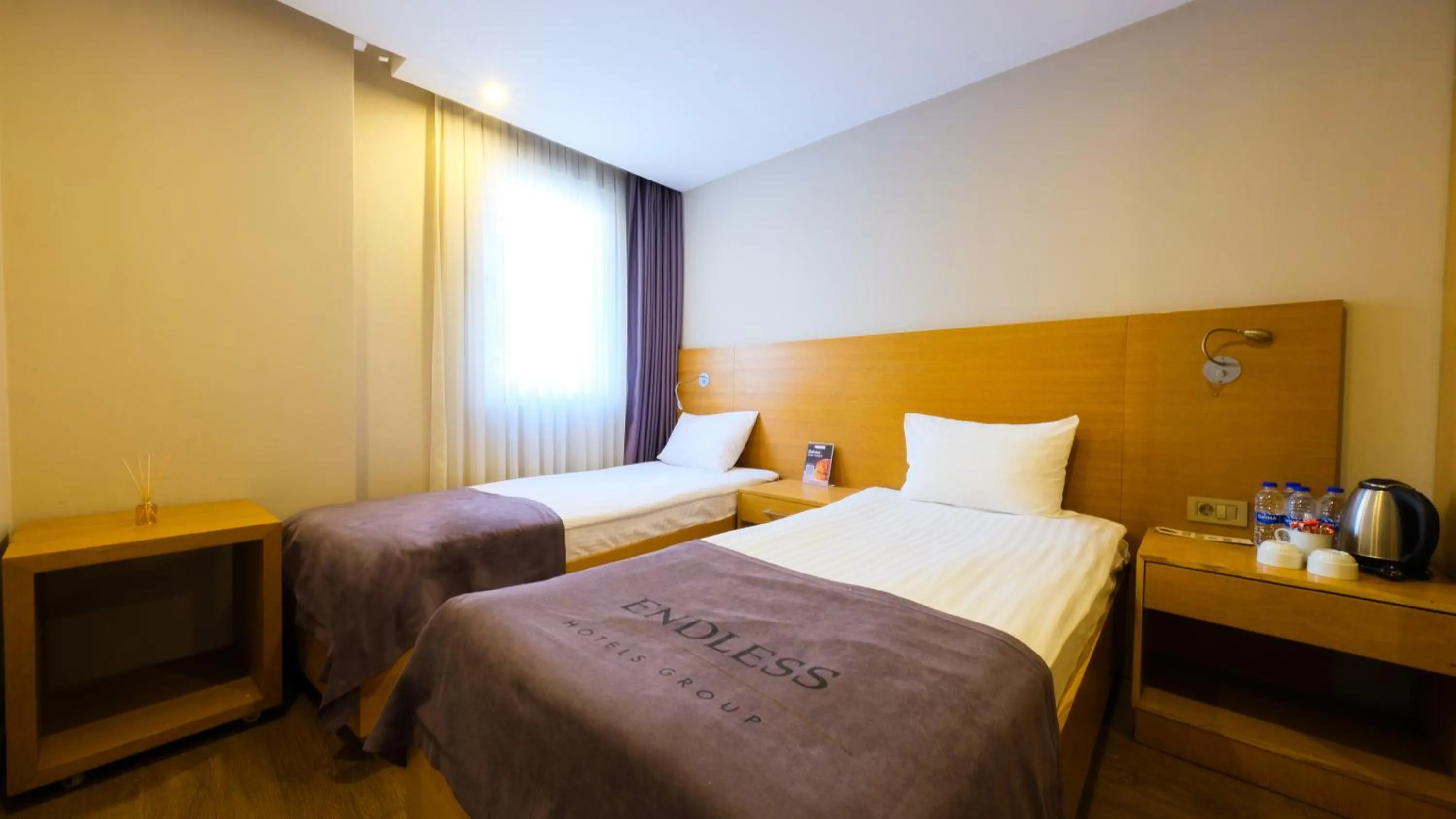 Bed in Endless Suites Taksim