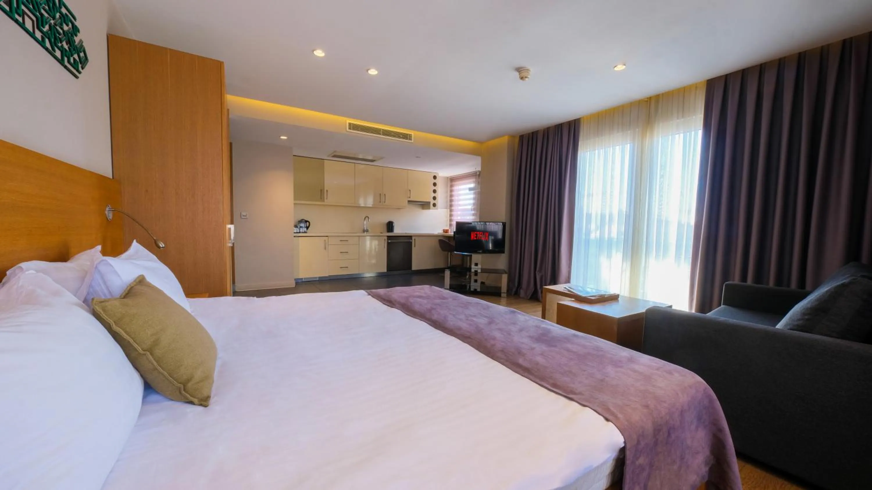 Bed in Endless Suites Taksim