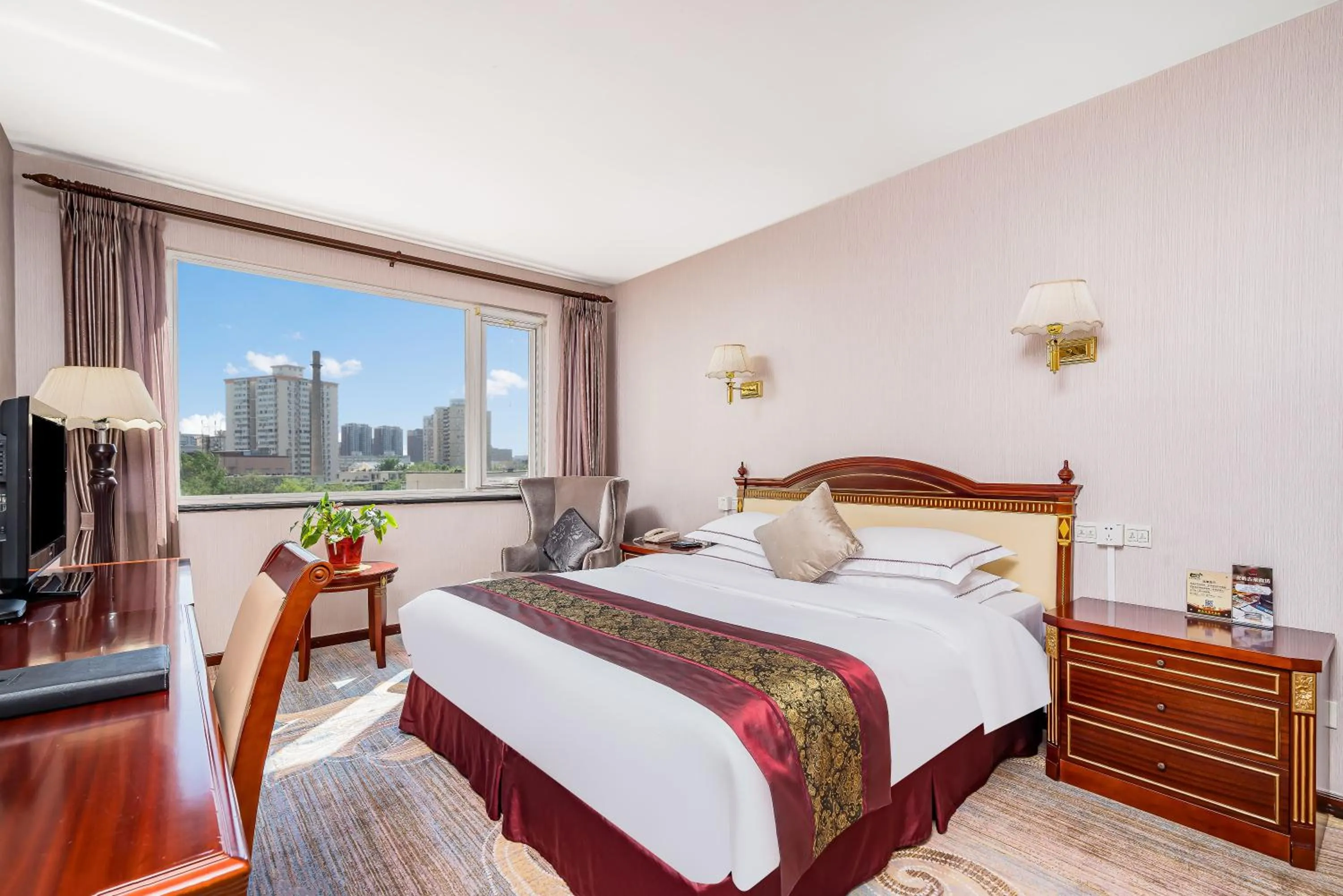 Bed in Beijing Commercial Business Hotel