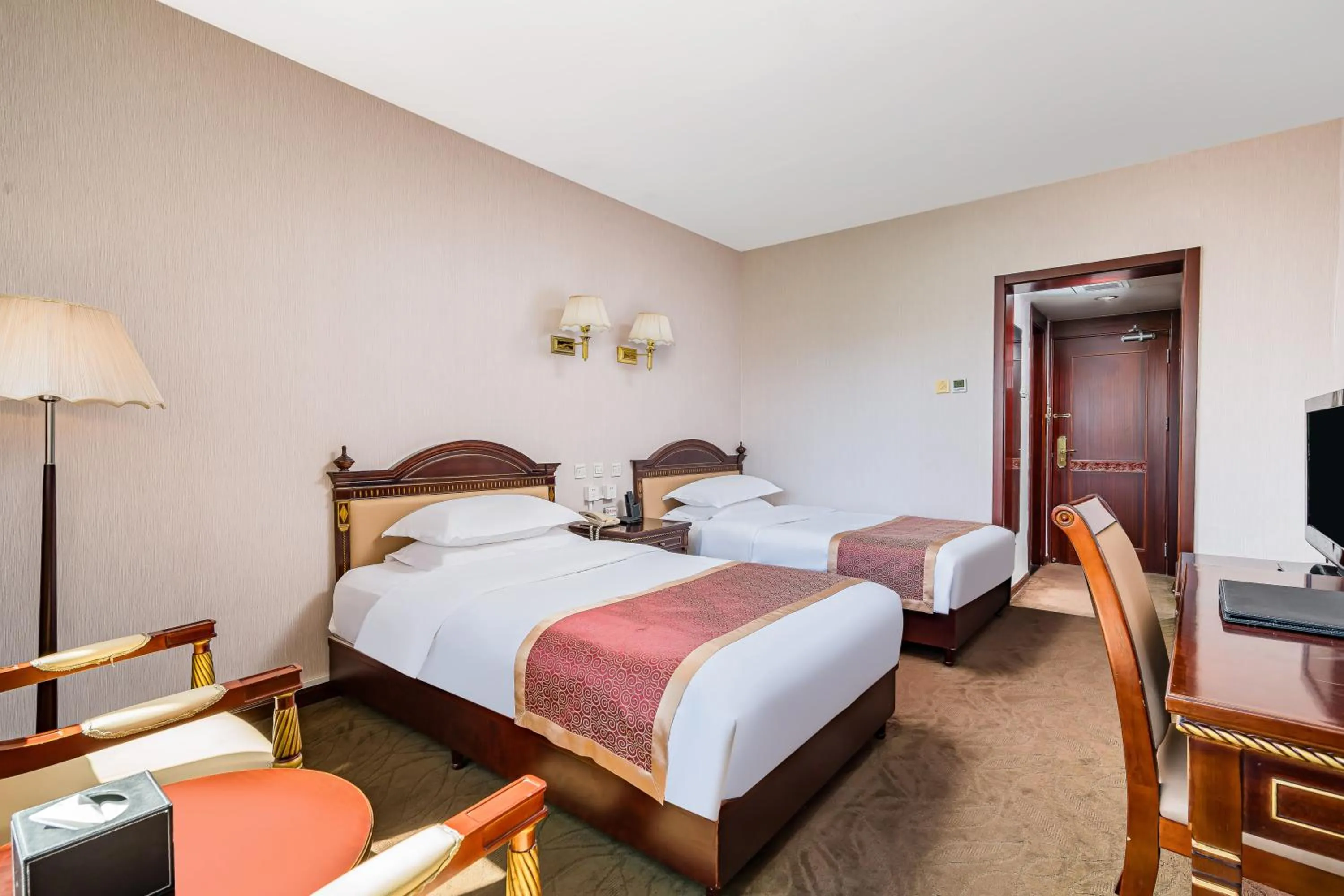 Bed in Beijing Commercial Business Hotel