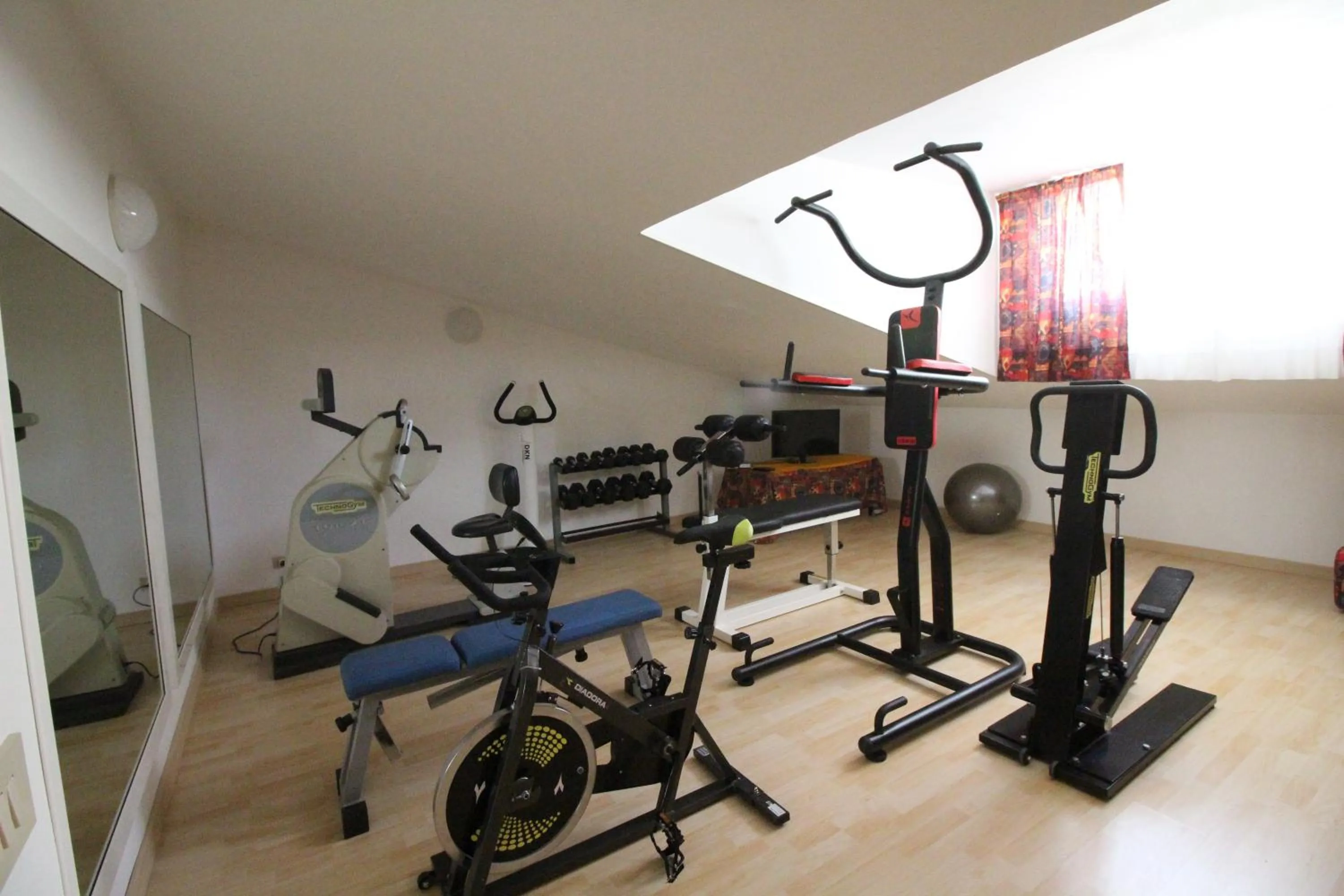 Fitness centre/facilities in Hotel Eraclea