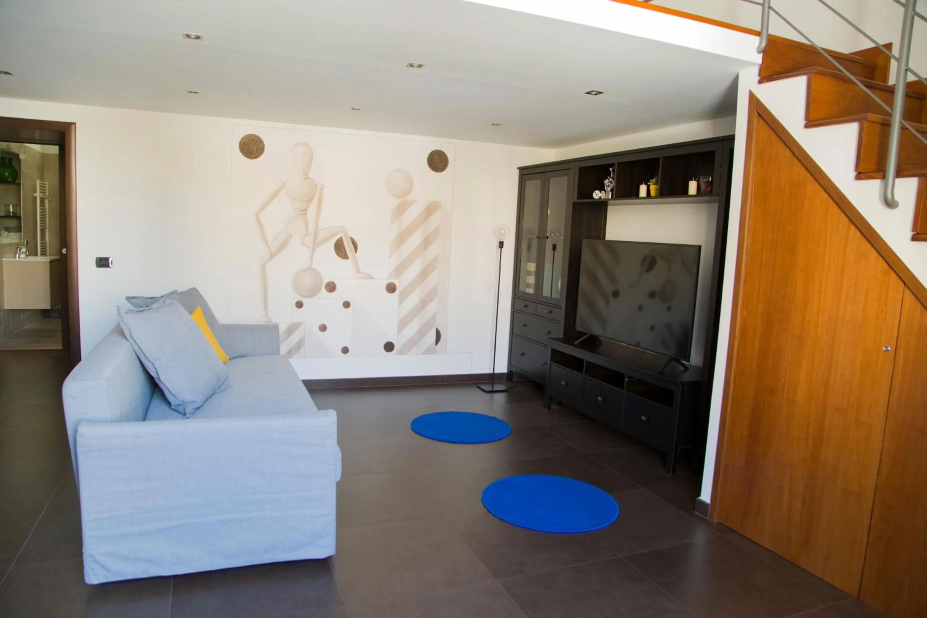 Living room in Acqua Cotta