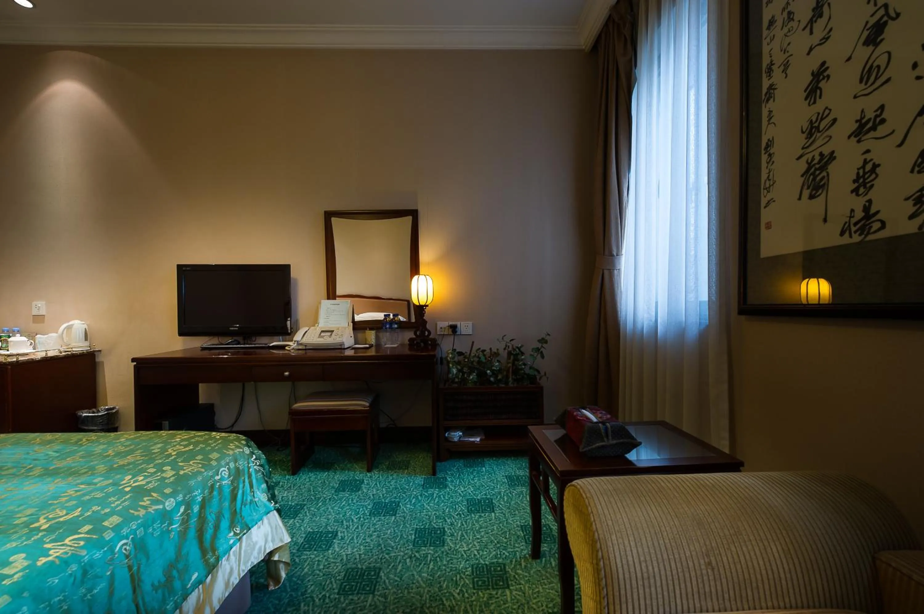 TV and multimedia, Bed in Jade Garden Hotel