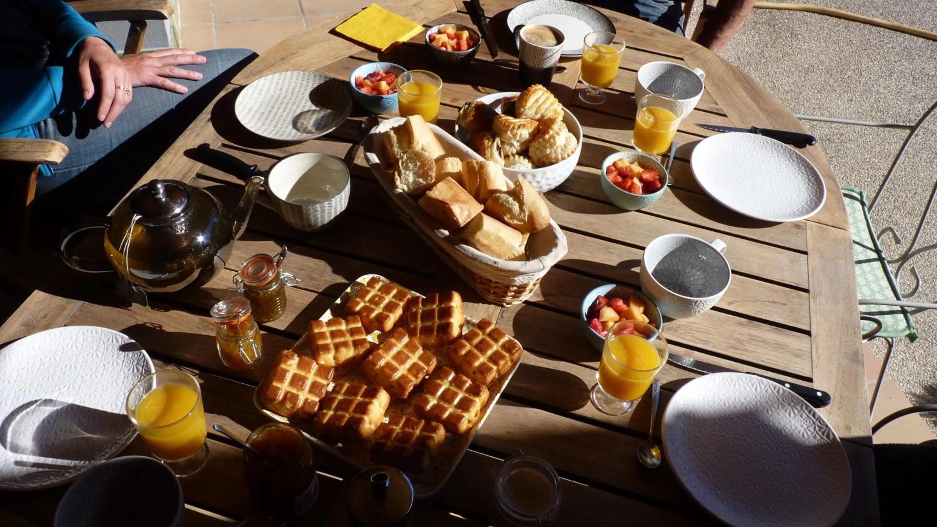 Breakfast in Le mas de la diligence