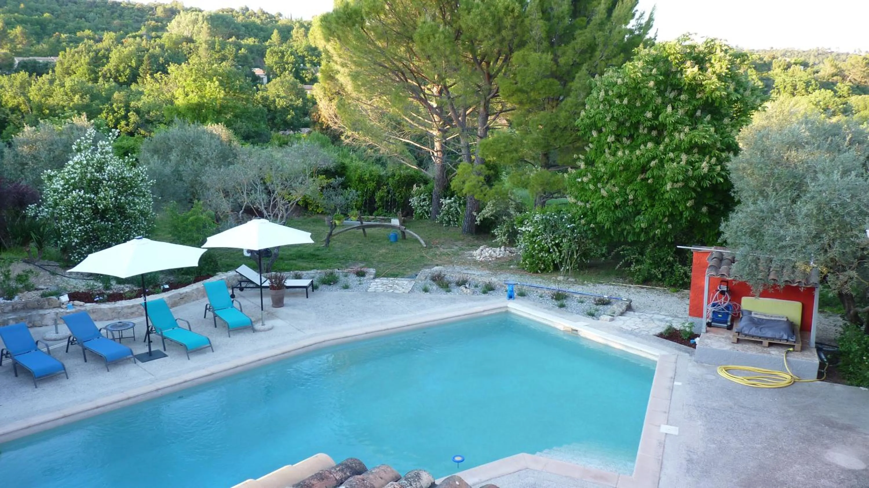 Bird's eye view in Le mas de la diligence