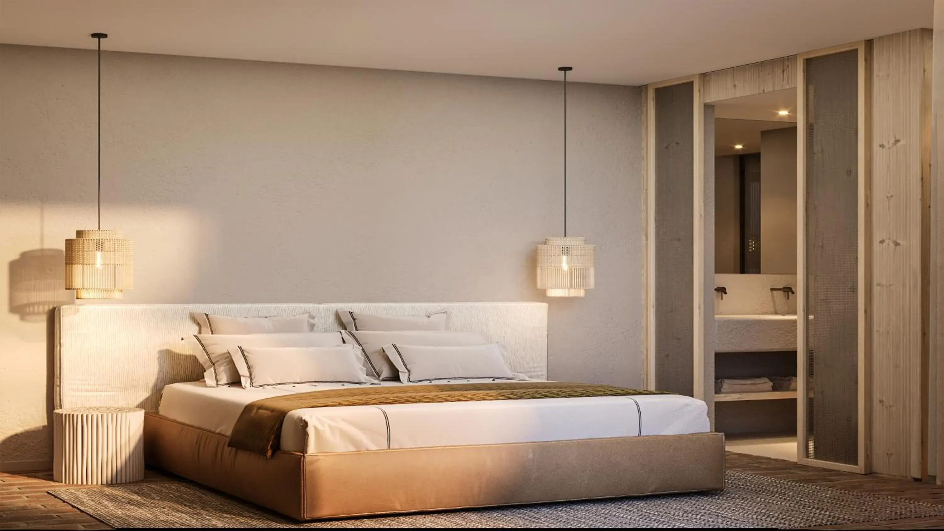 Bed in The Lince Ecorkhotel Évora Bed in The Lince Ecorkhotel Évora