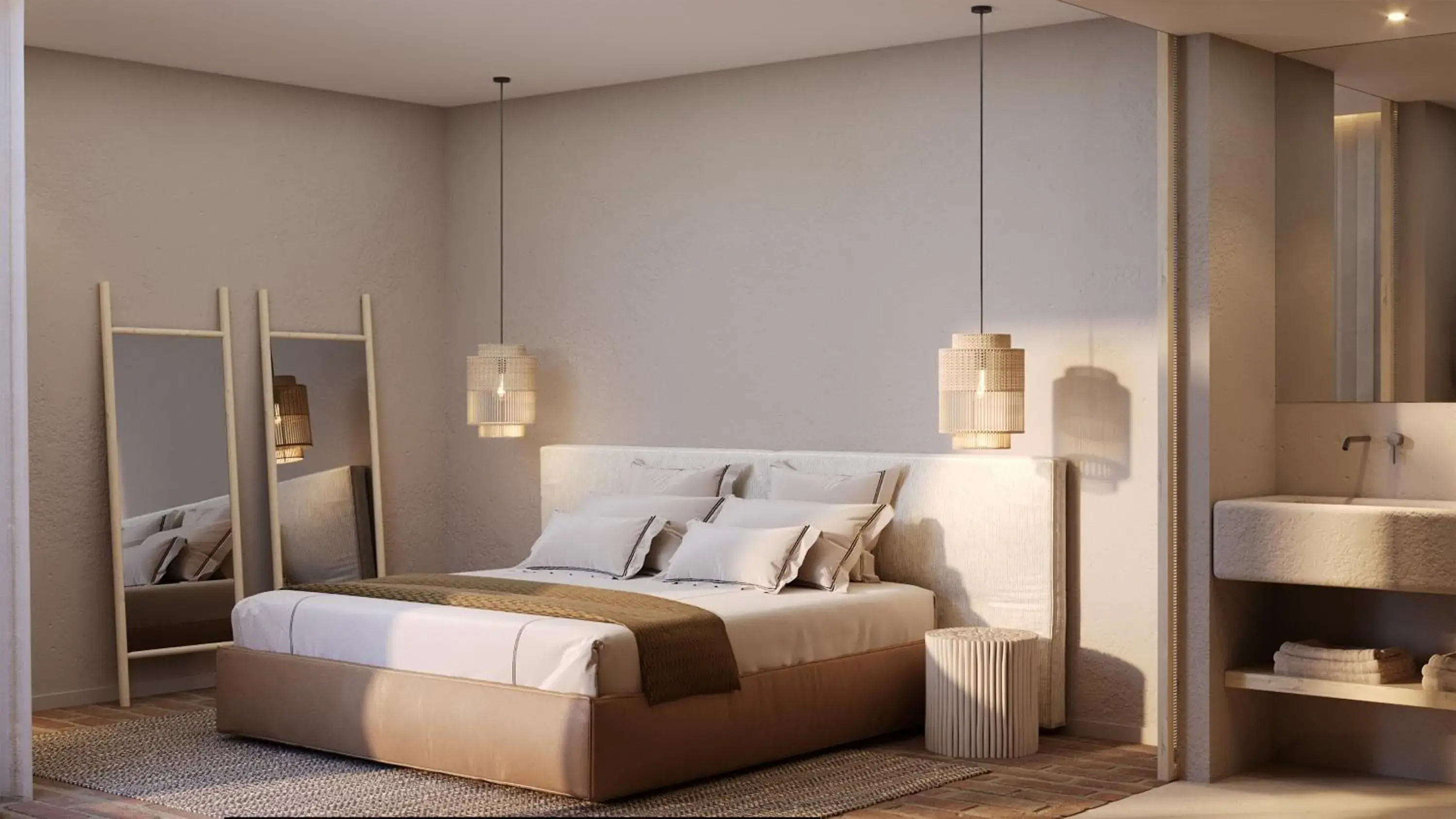 Bed in The Lince Ecorkhotel Évora Bed in The Lince Ecorkhotel Évora