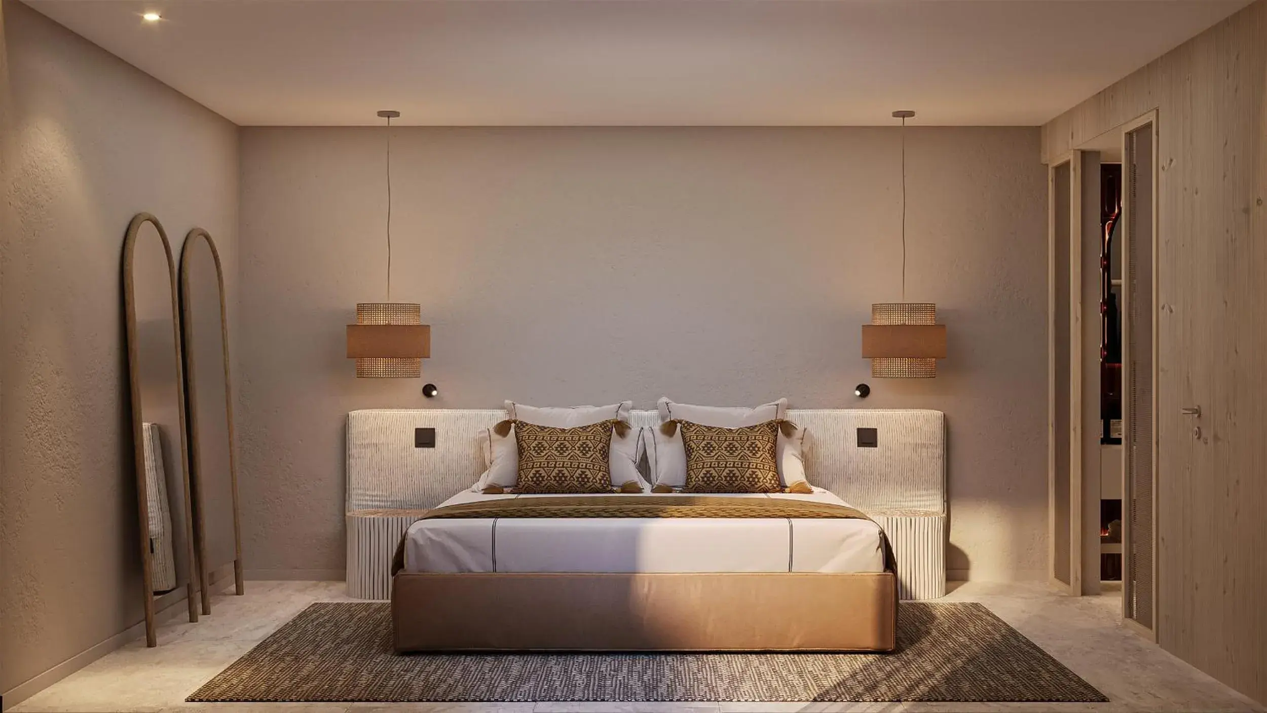 Bed in The Lince Ecorkhotel Évora Bed in The Lince Ecorkhotel Évora