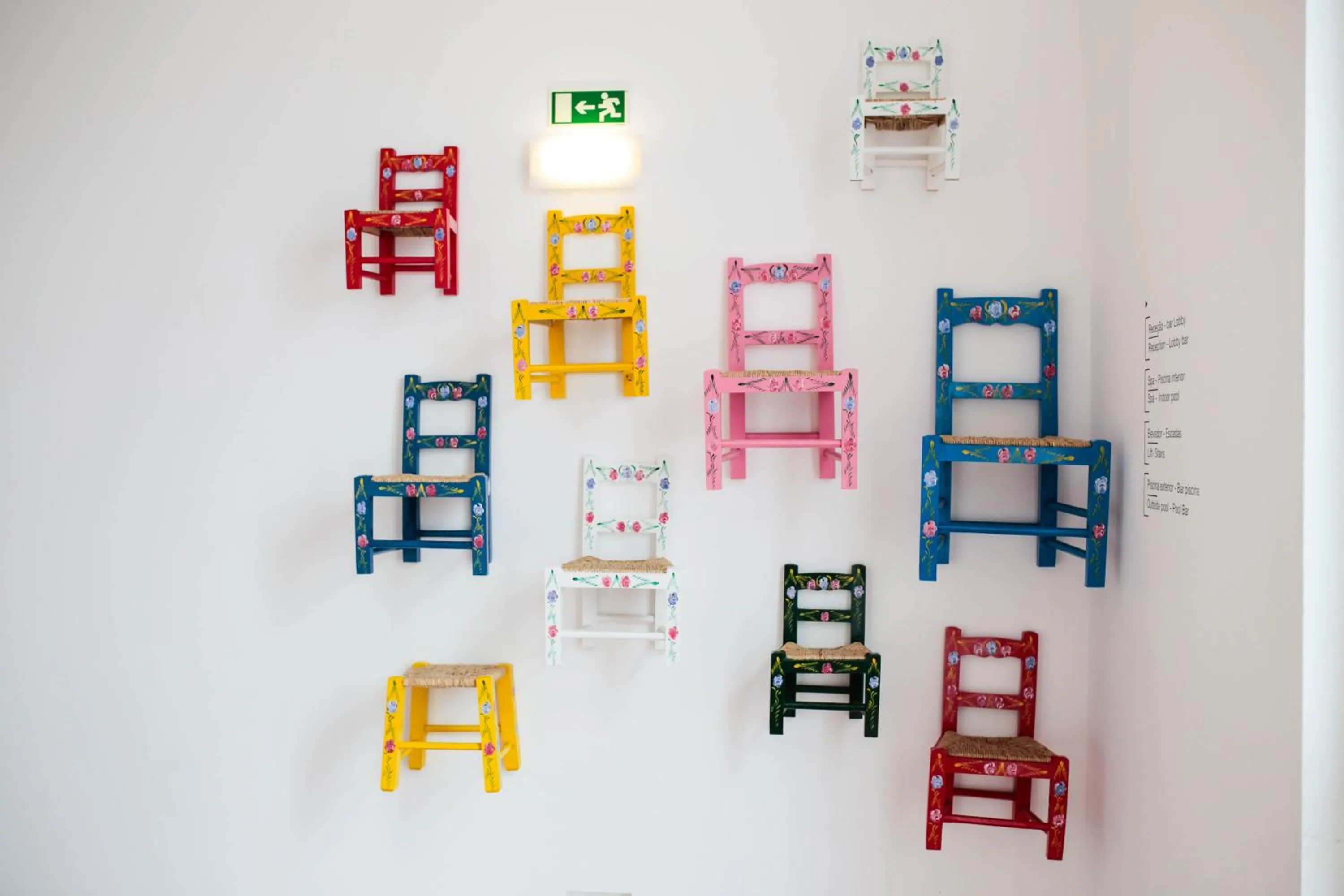 Decorative detail in The Lince Ecorkhotel Évora