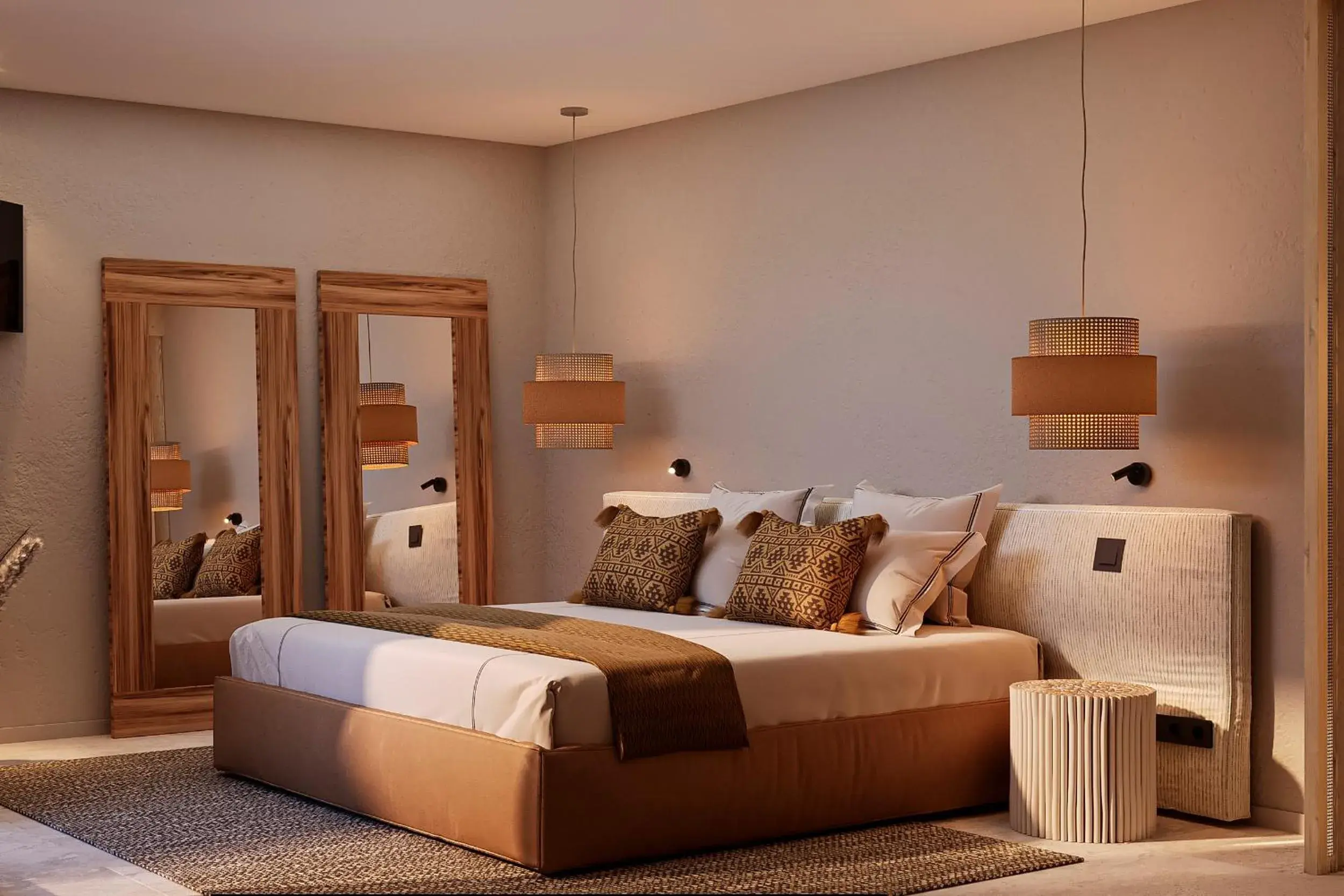 Bed in The Lince Ecorkhotel Évora Bed in The Lince Ecorkhotel Évora