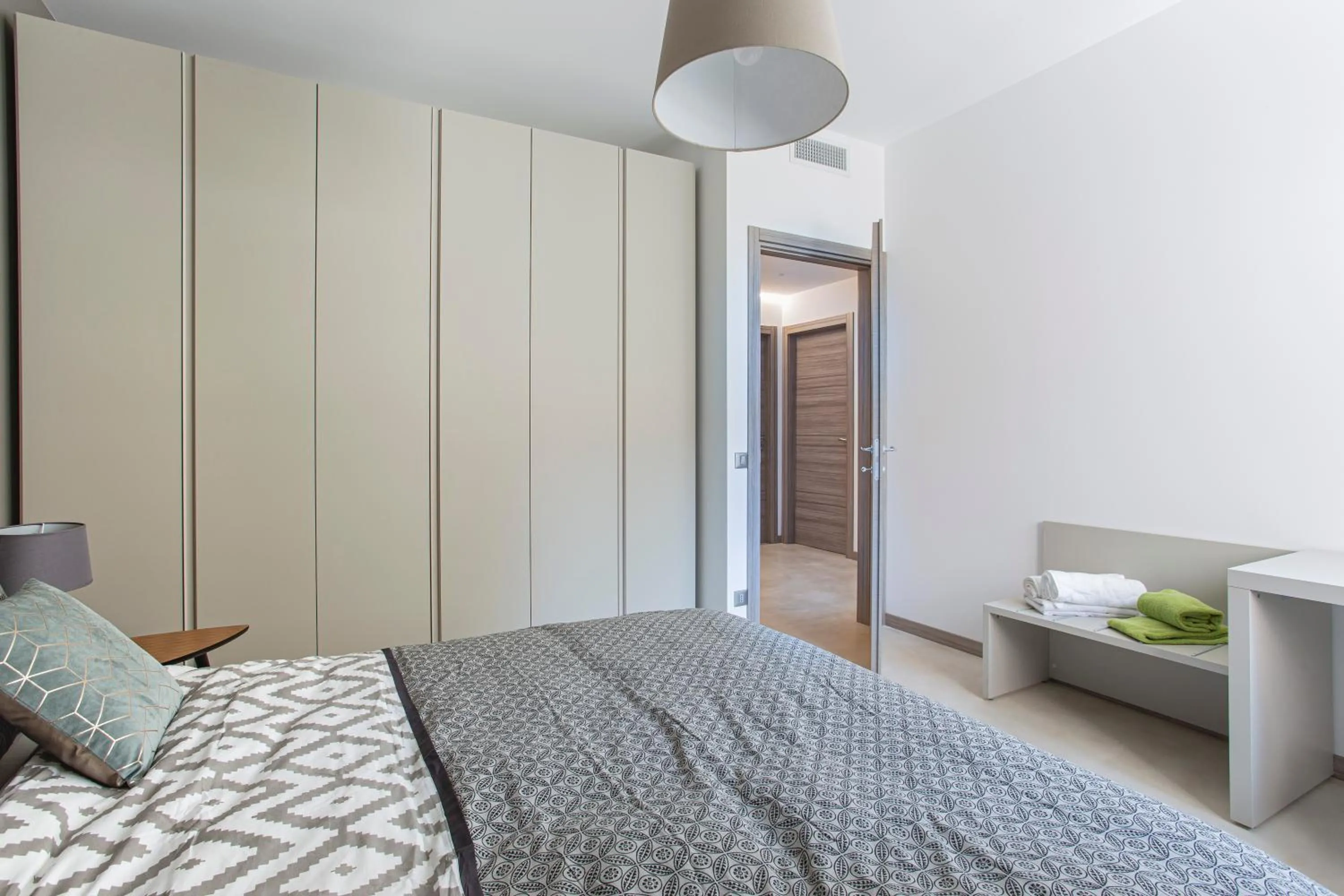 Bed in C-Apartment Zabarella terrace