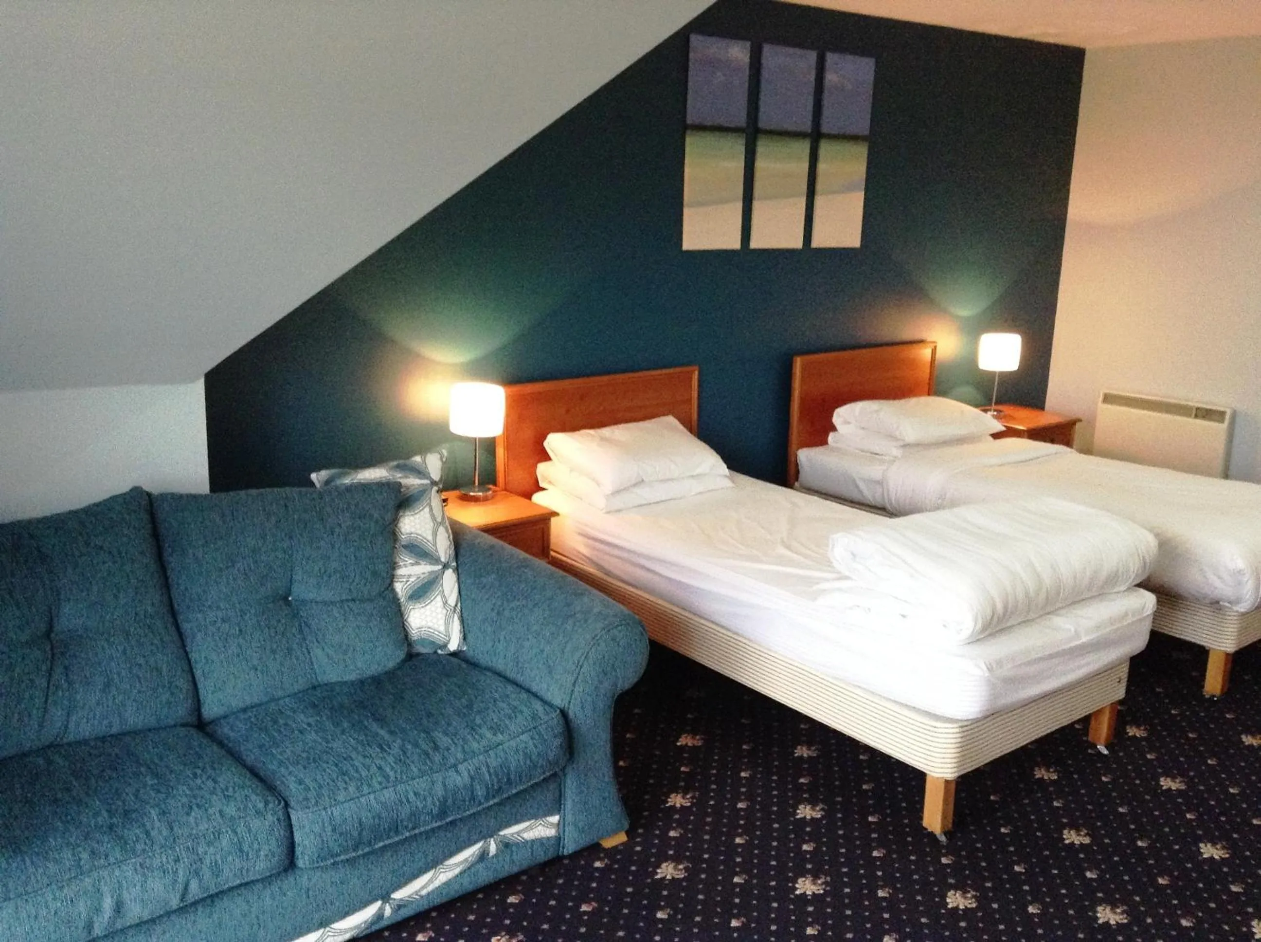 Bed in Drumoig Golf Hotel