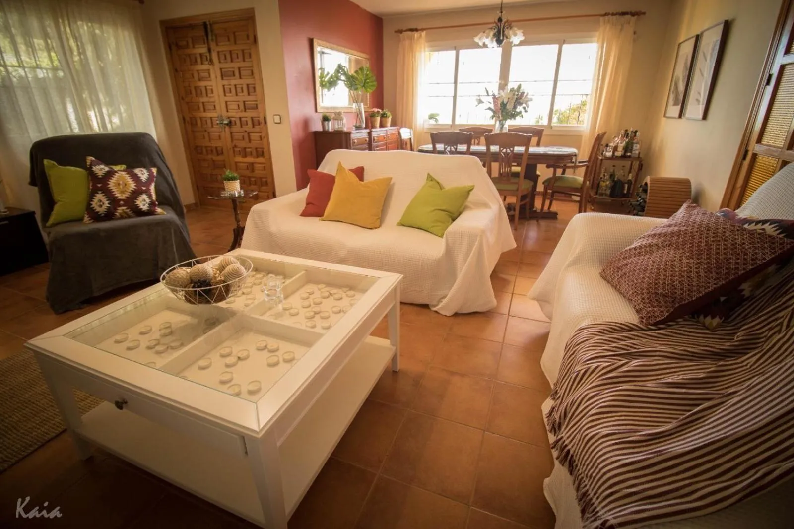 Living room in Villa La Tuna