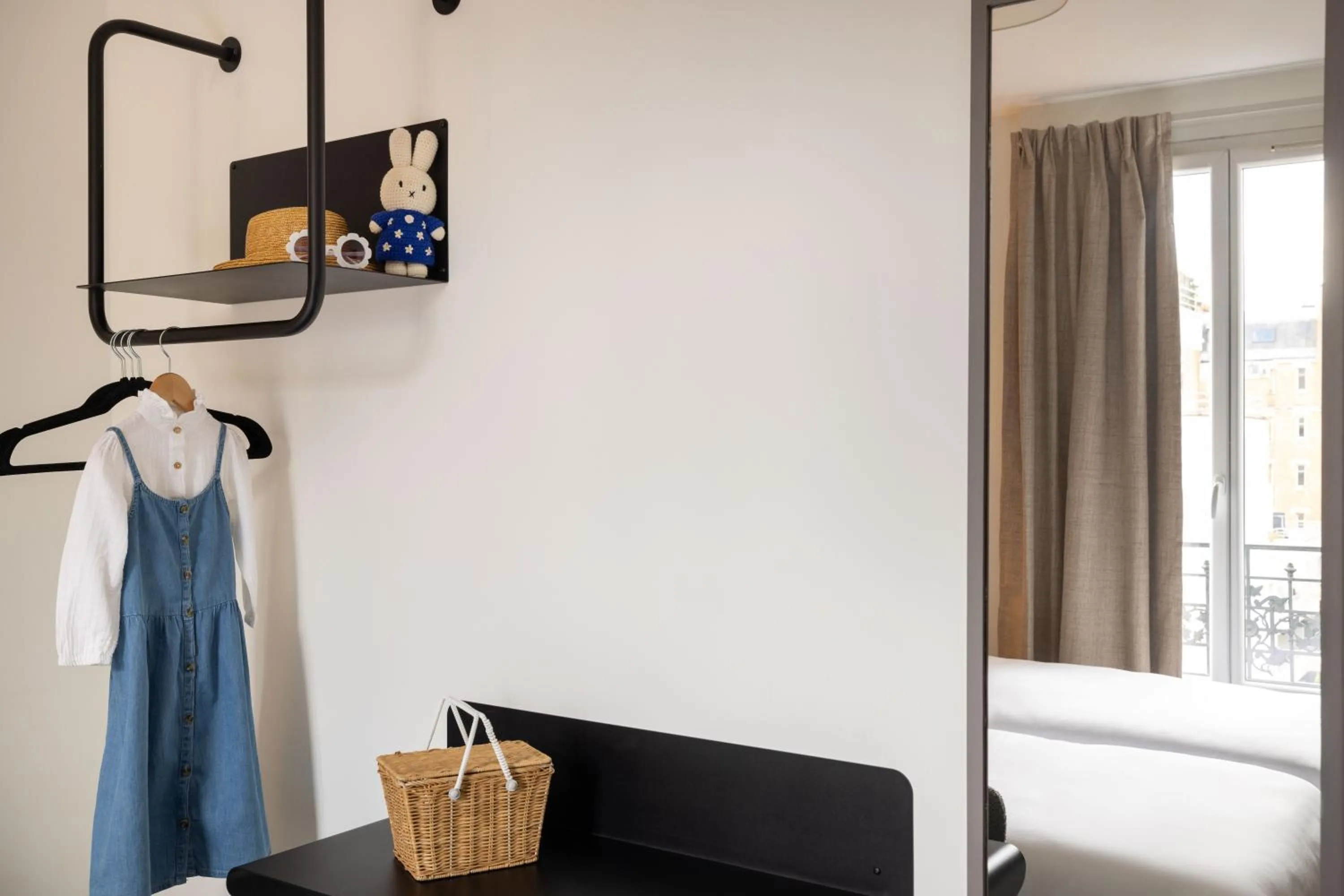 Bed in Hotel Korner Eiffel