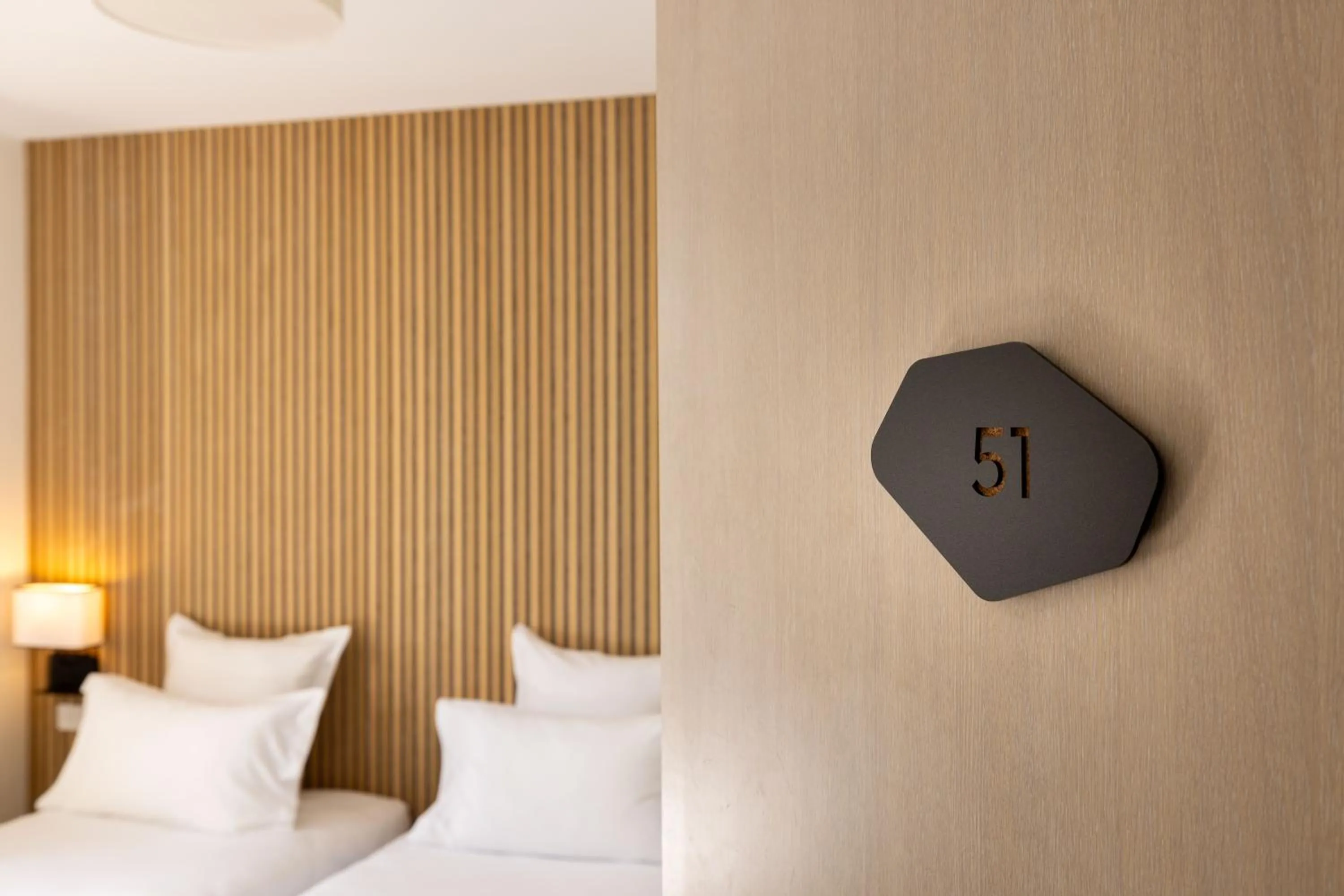 Bed in Hotel Korner Eiffel