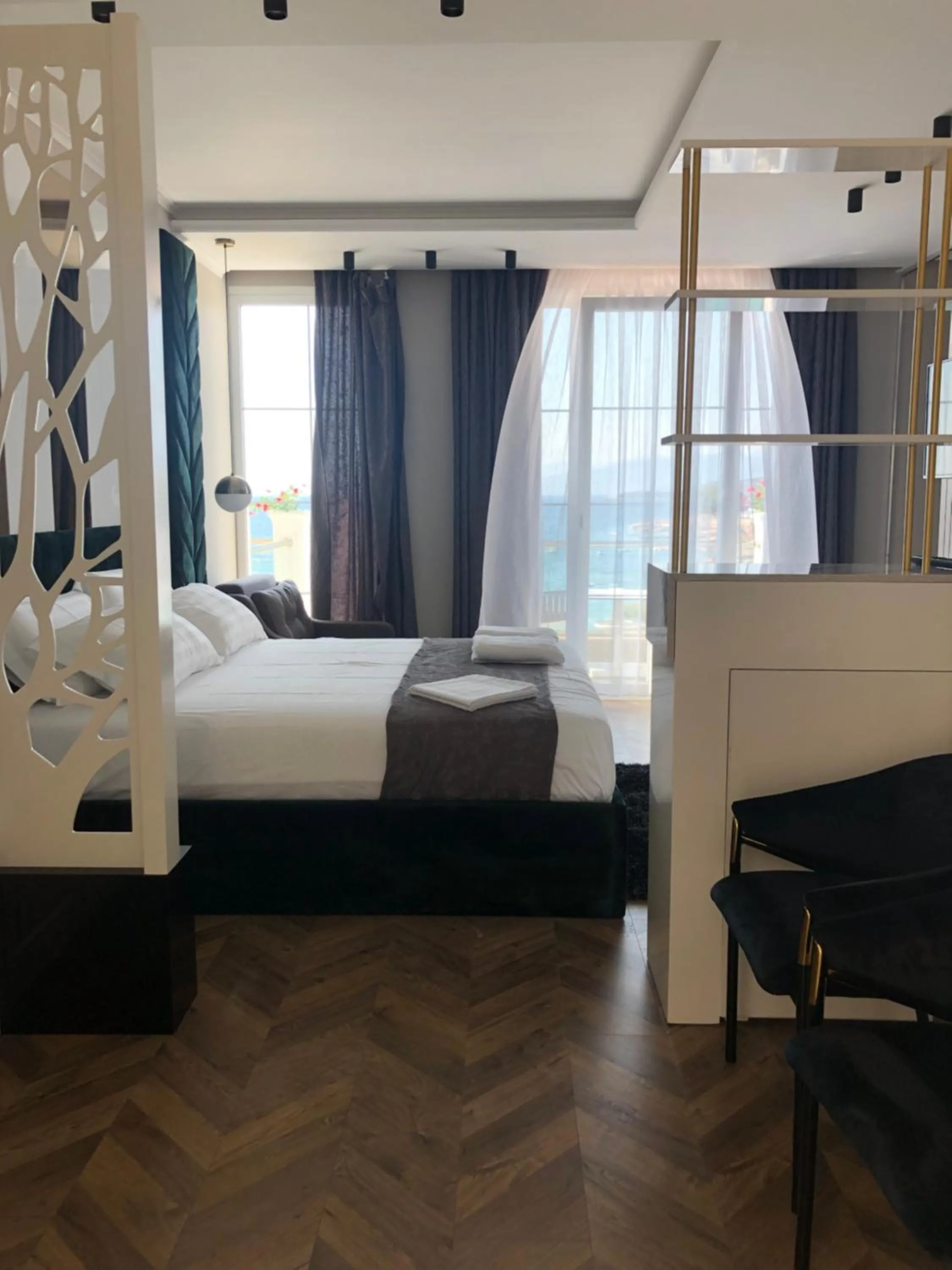 Deluxe Suite with Sea View in Poda Boutique Hotel Ksamil
