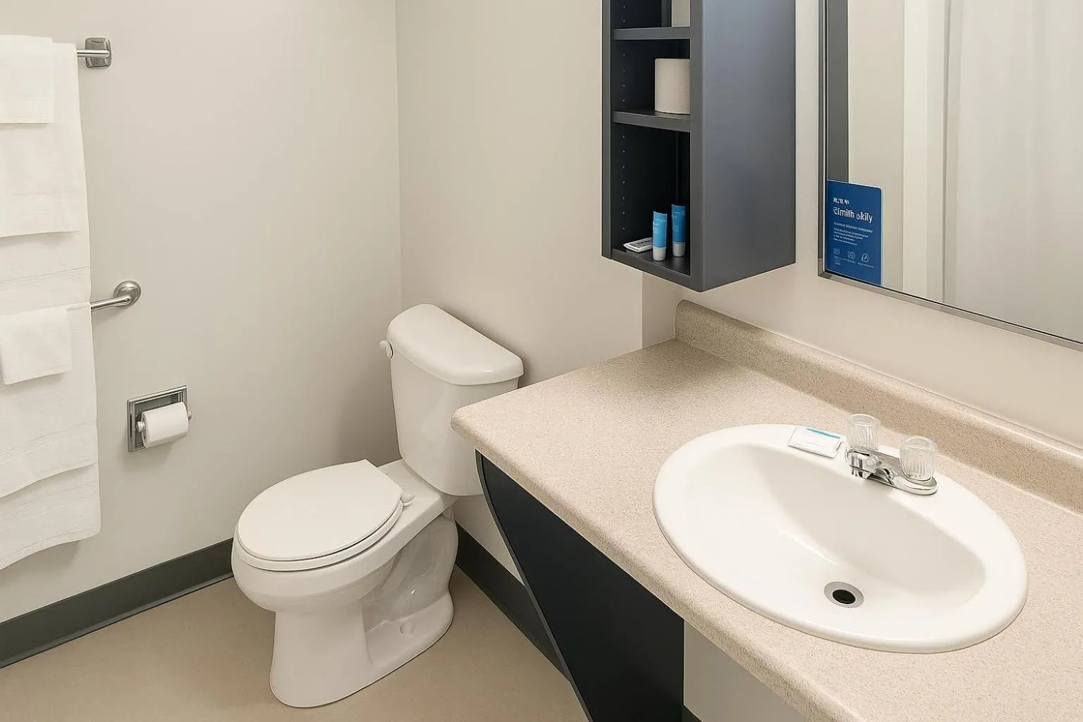 Bathroom in Residence & Conference Centre - Brockville
