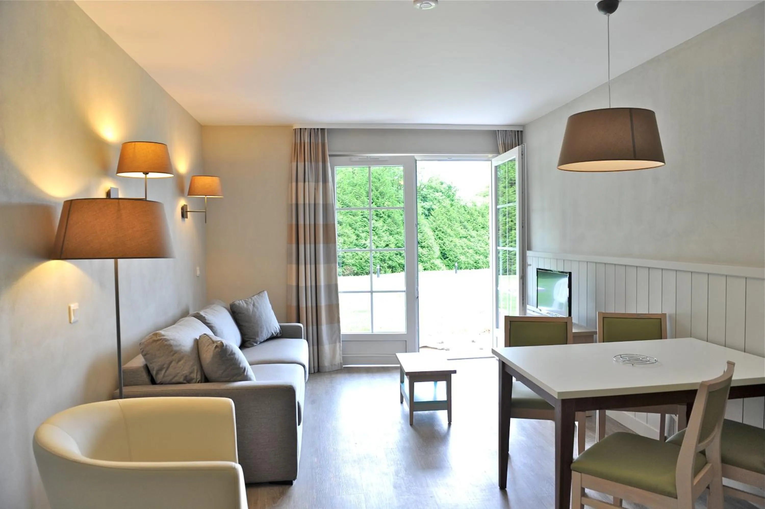 Living room in Résidence b'o cottage - b'o resort thermal & spa