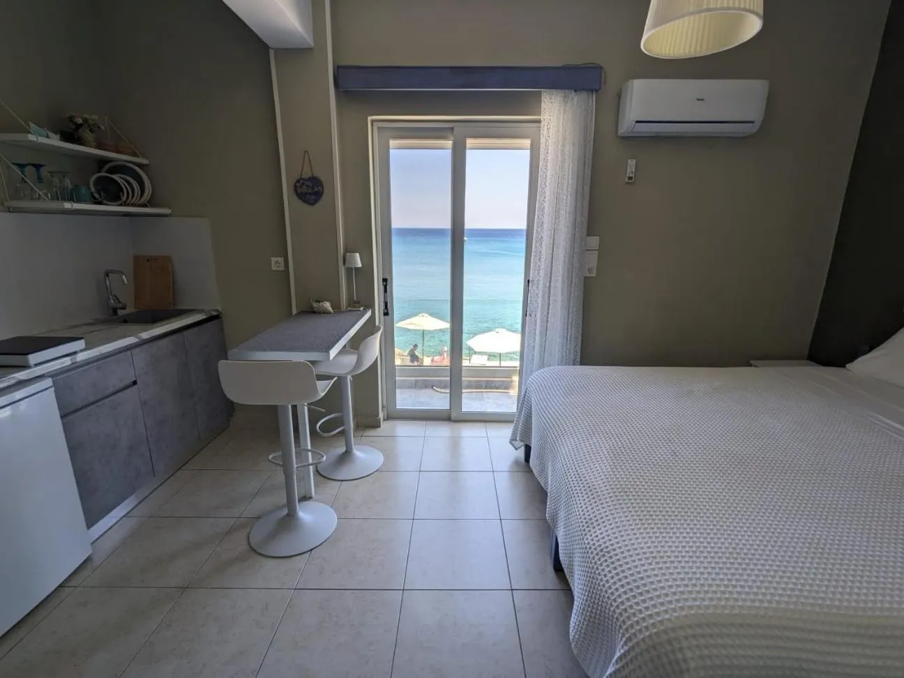Sea view in Pillbox Seafront Studios and Apartments