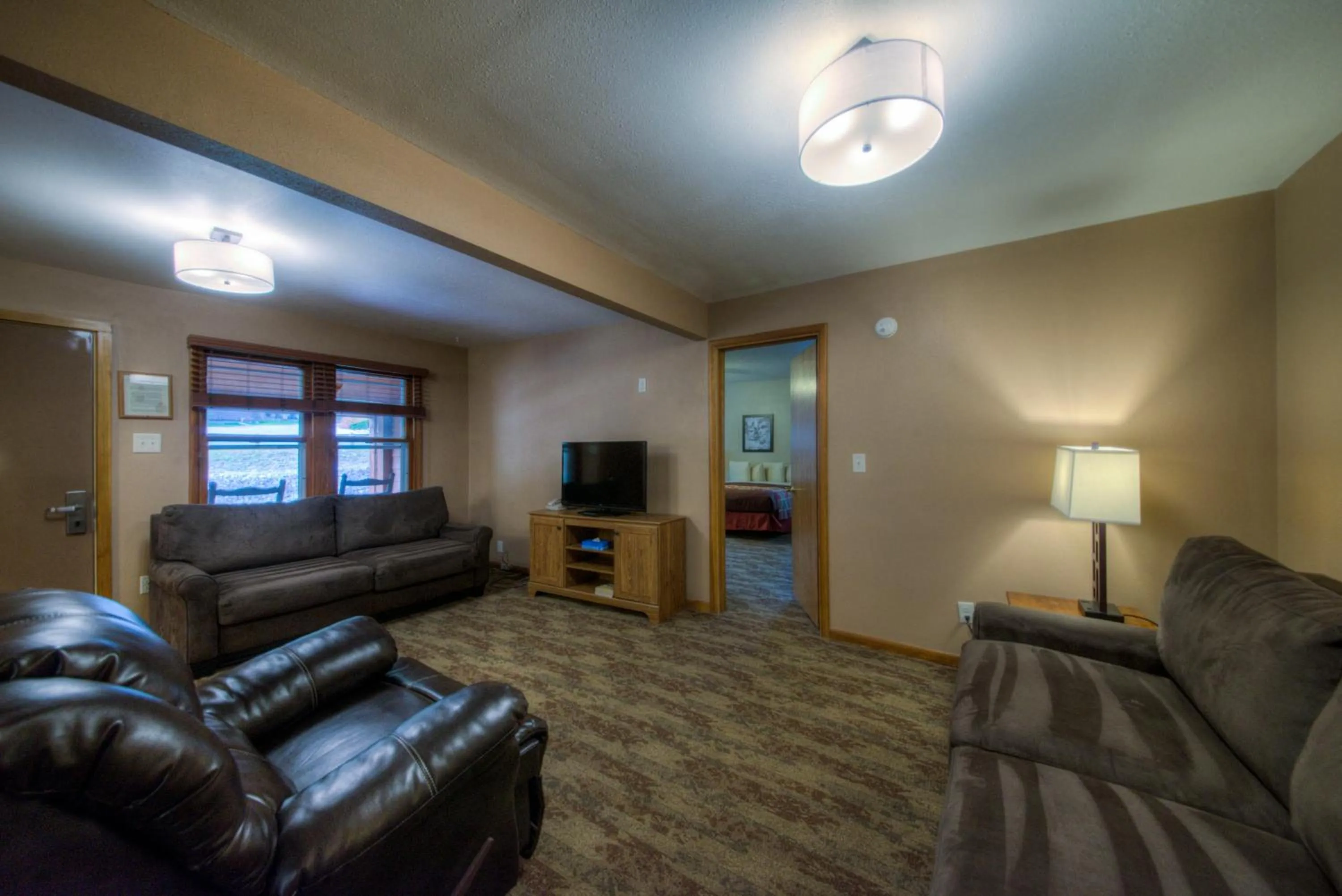 Living room in Powder House Lodge