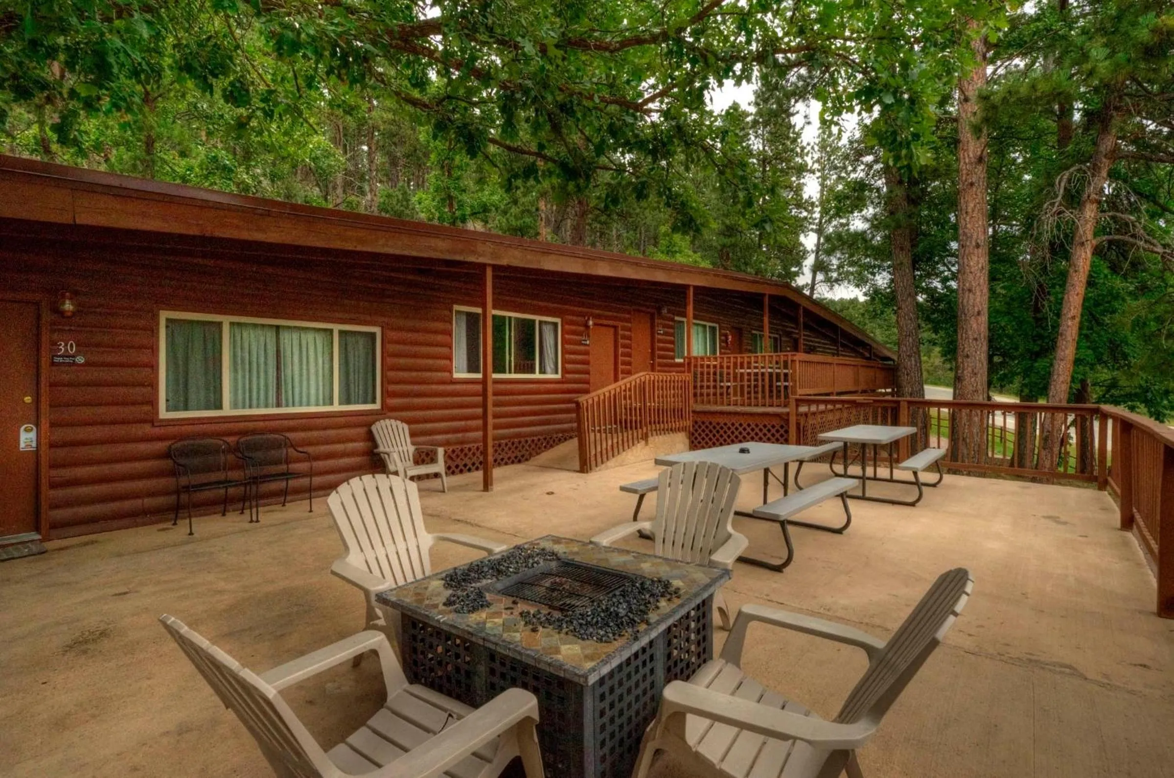 Patio in Powder House Lodge
