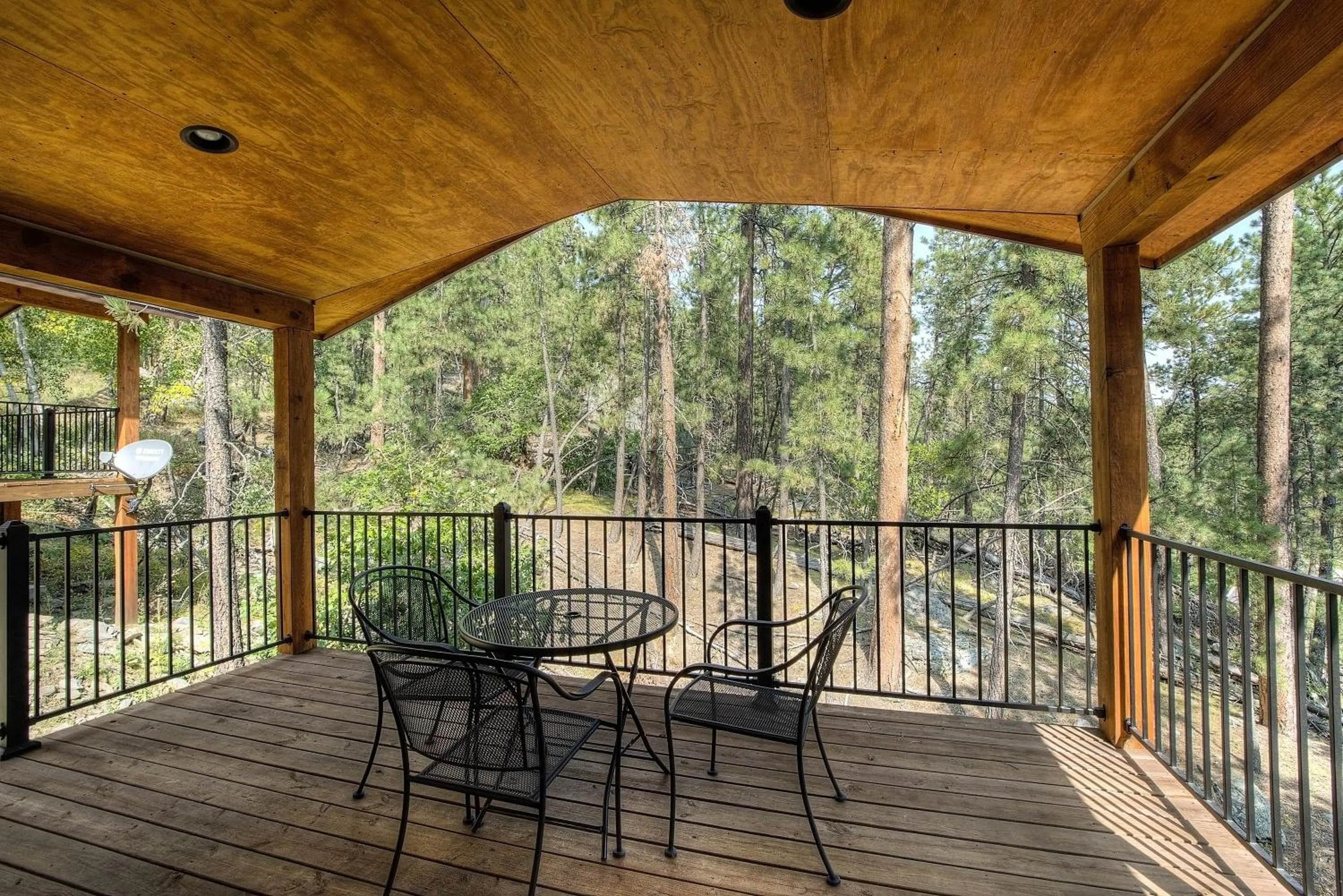 Patio in Powder House Lodge