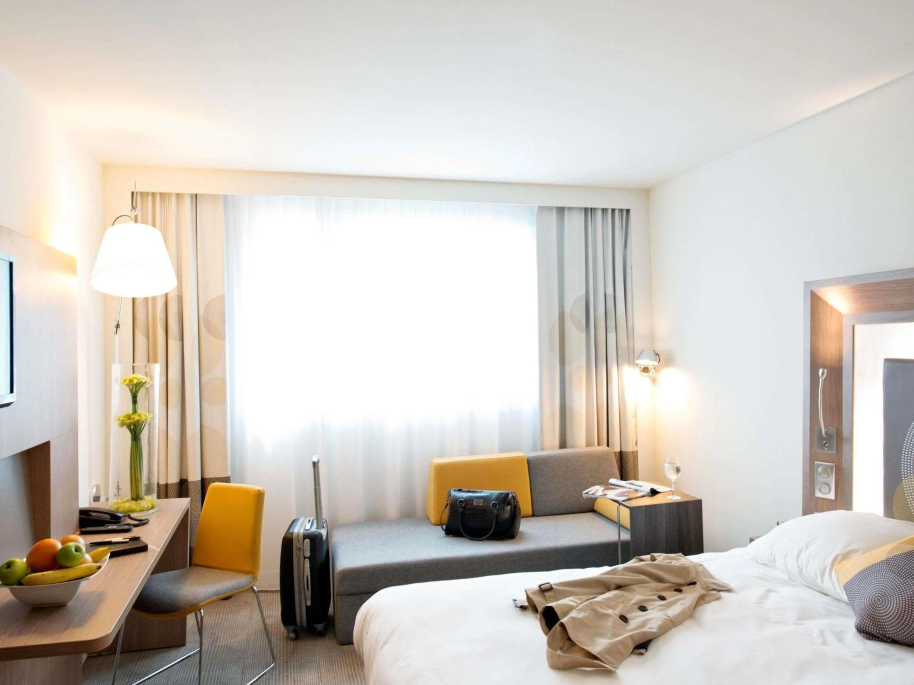 Bedroom, Bed in Novotel Lodz Centrum